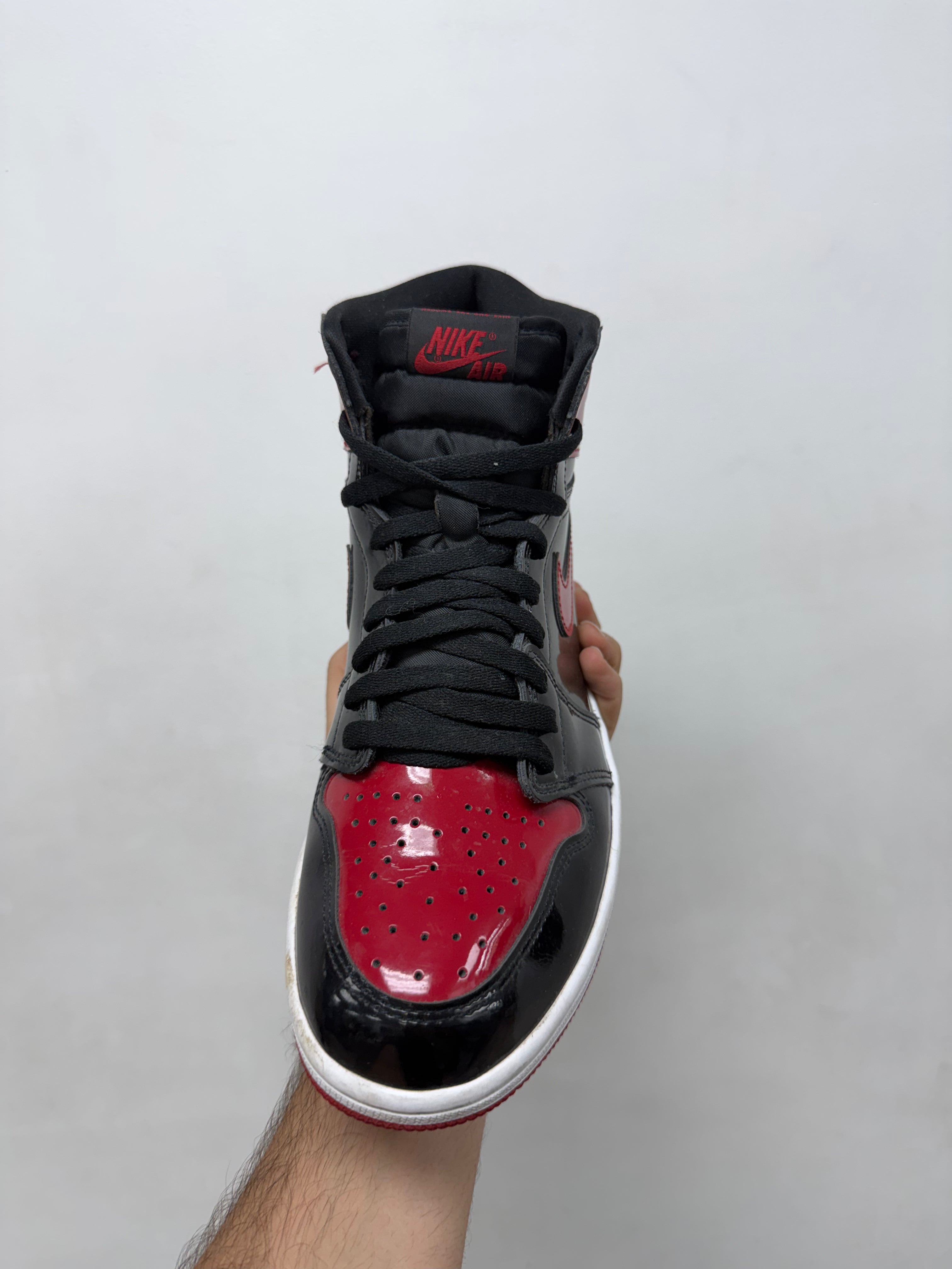 Jordan 1 Patent Bred Sneakers