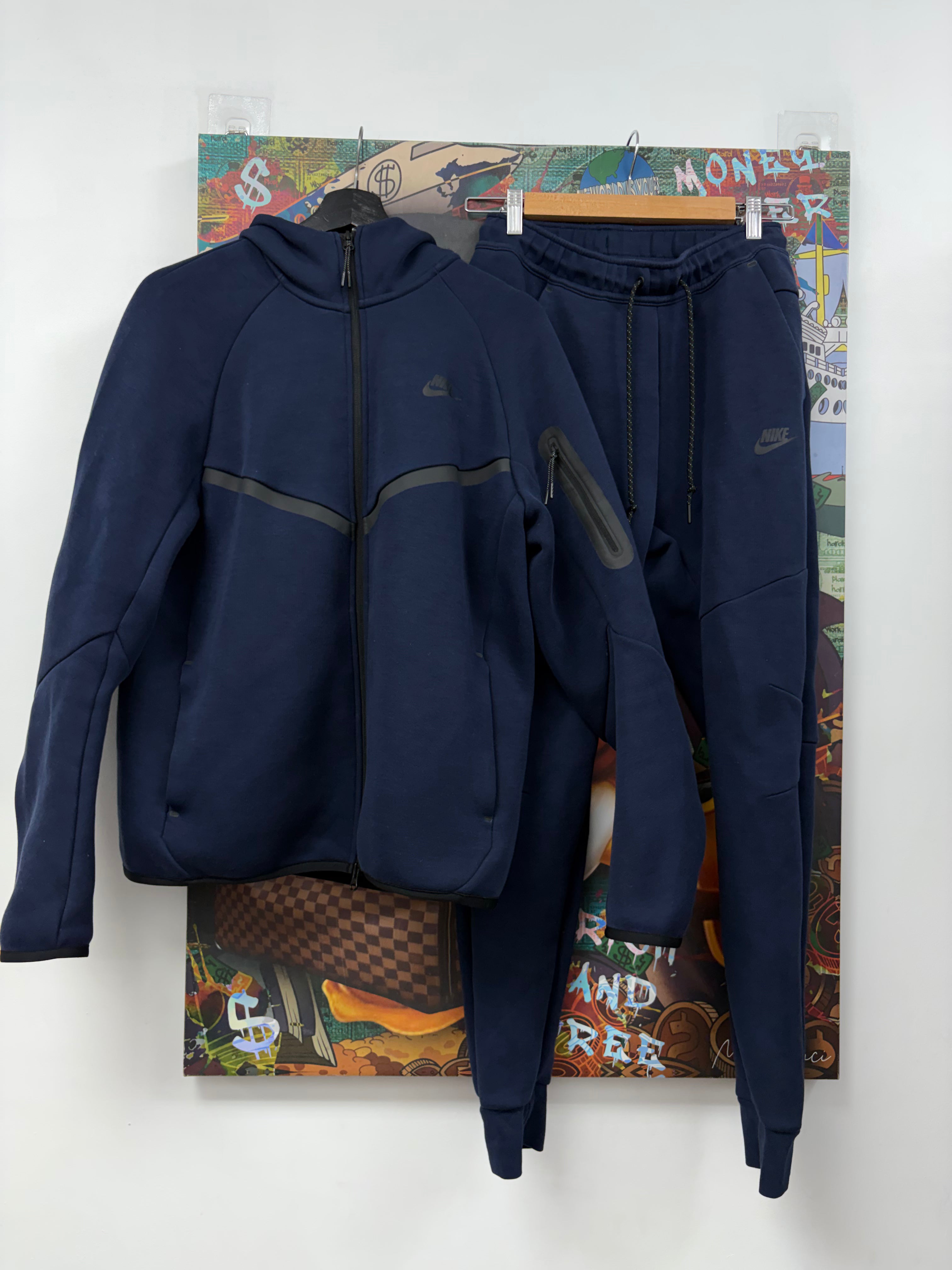 Nike Navy Tech Sweatsuit