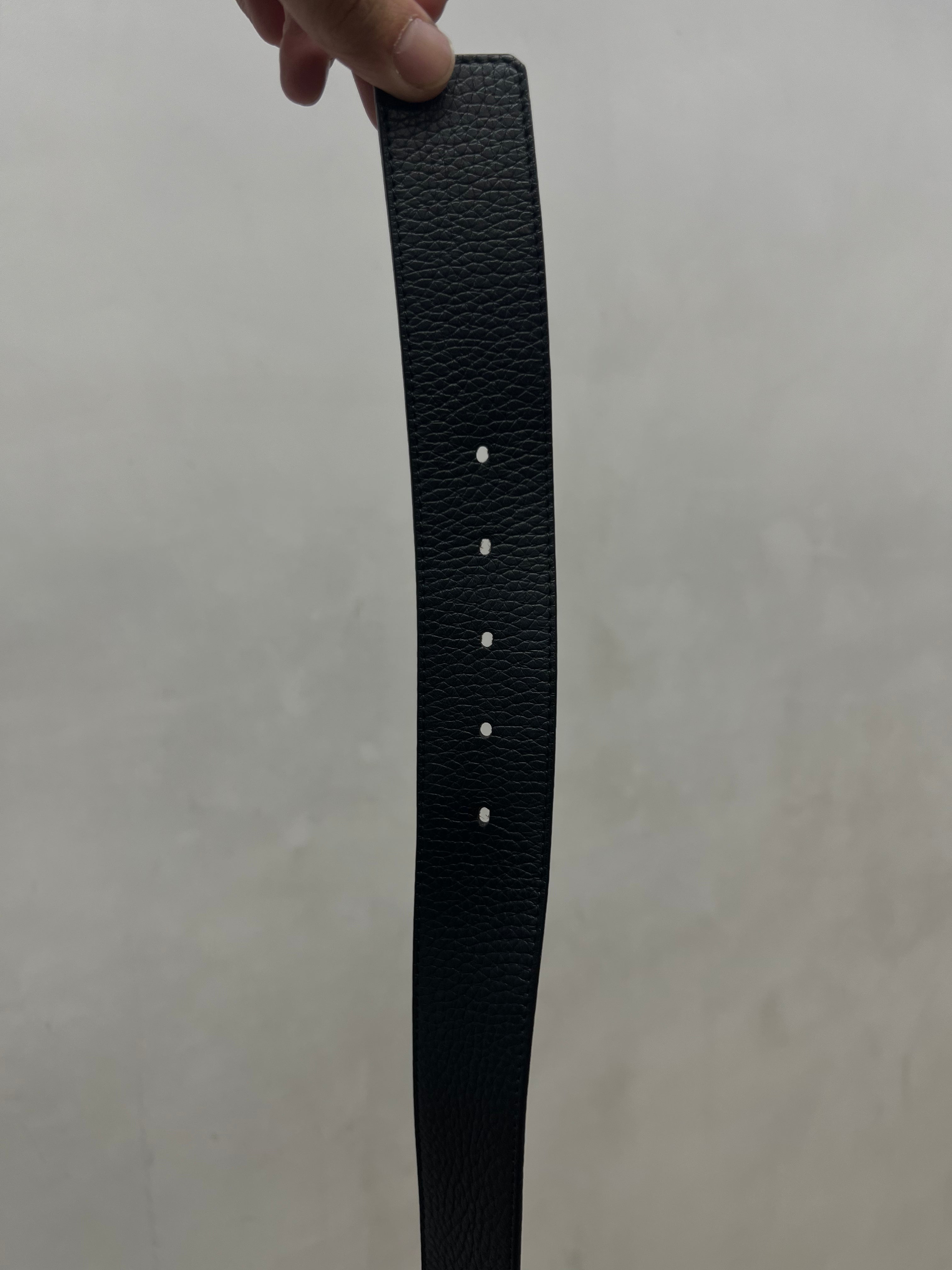 Louis Vuitton Black Gold Damier Buckle Belt