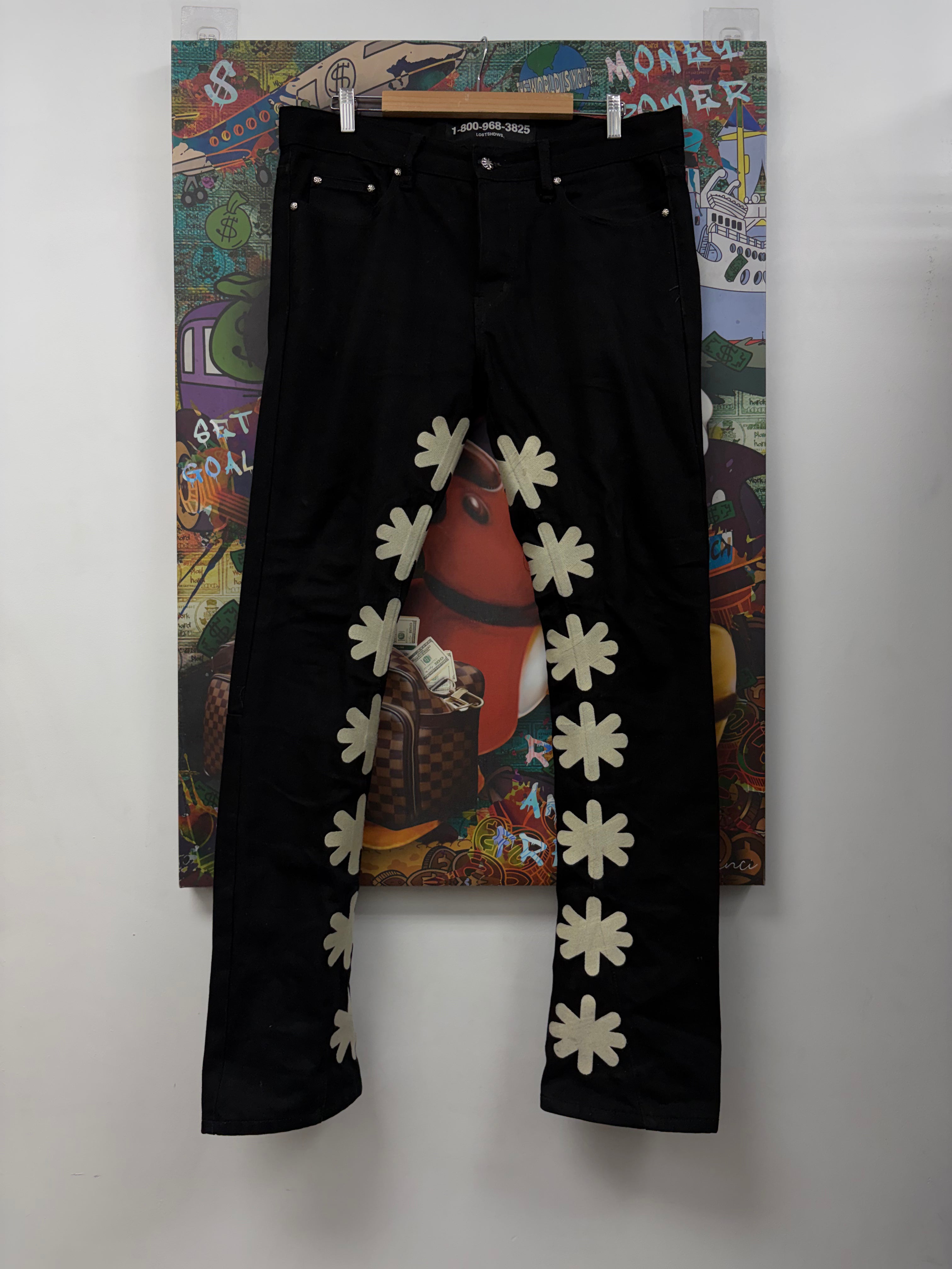 LOST SHDWS Black Bone Jeans