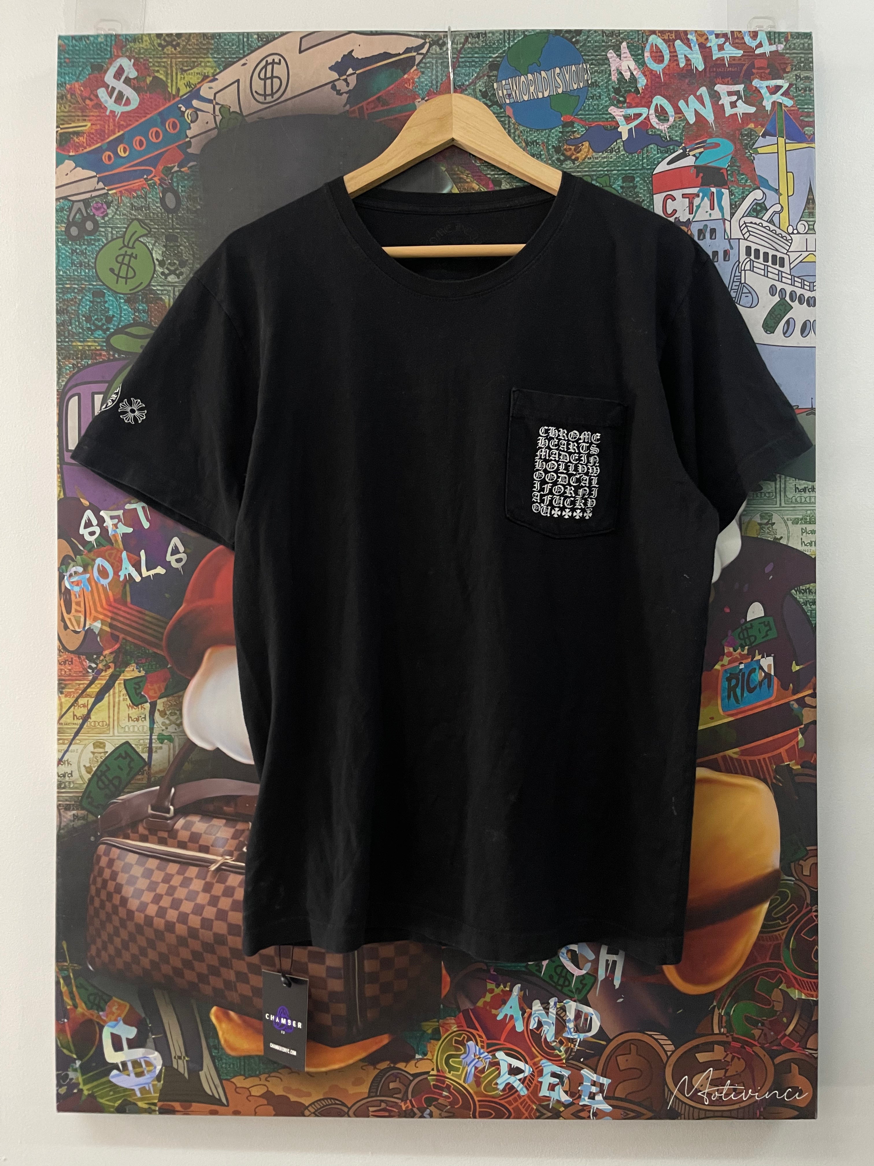 Chrome Hearts Black Logos Tee