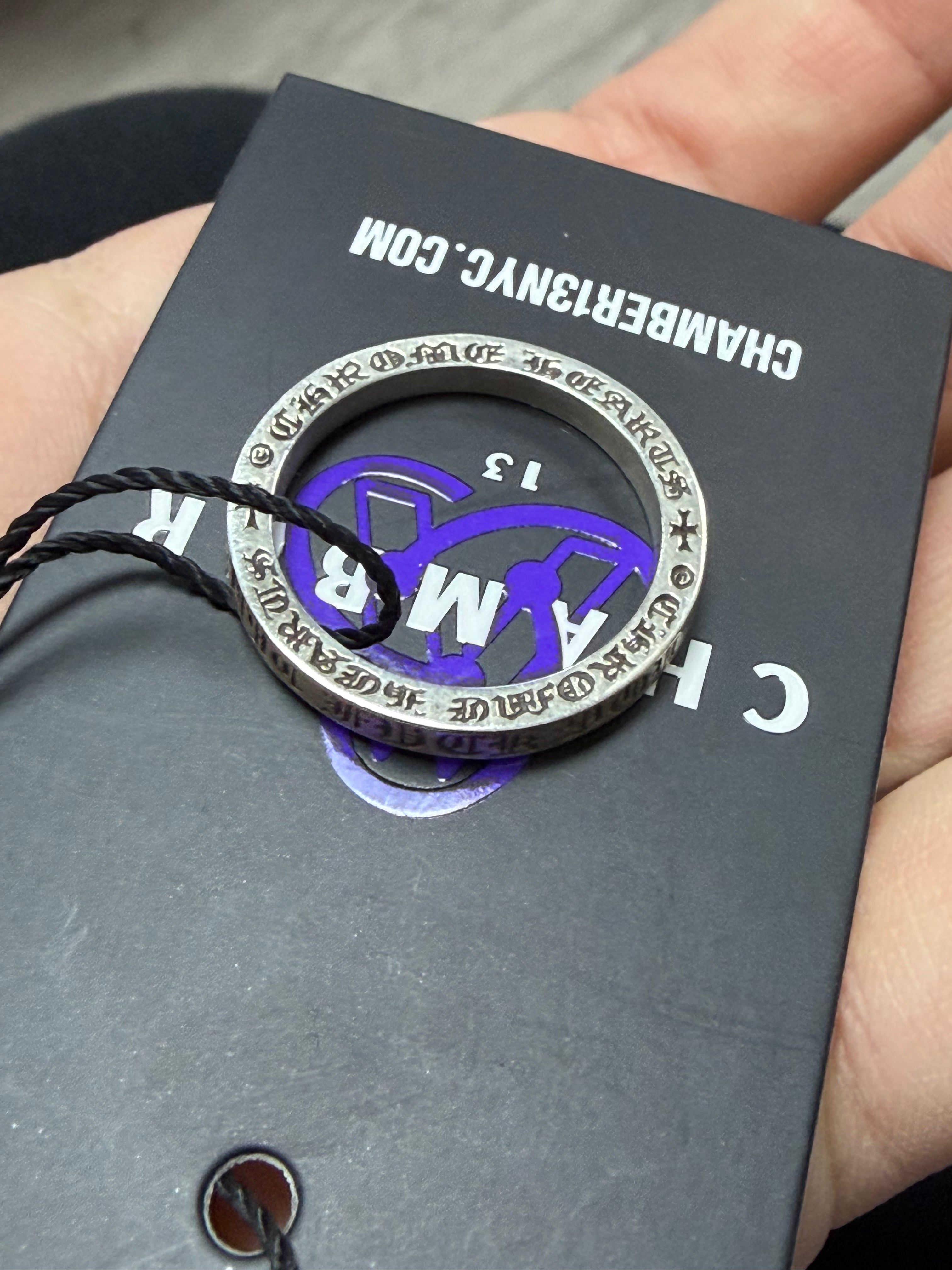 Chrome Hearts NYC F**K You Thin Ring Accessories