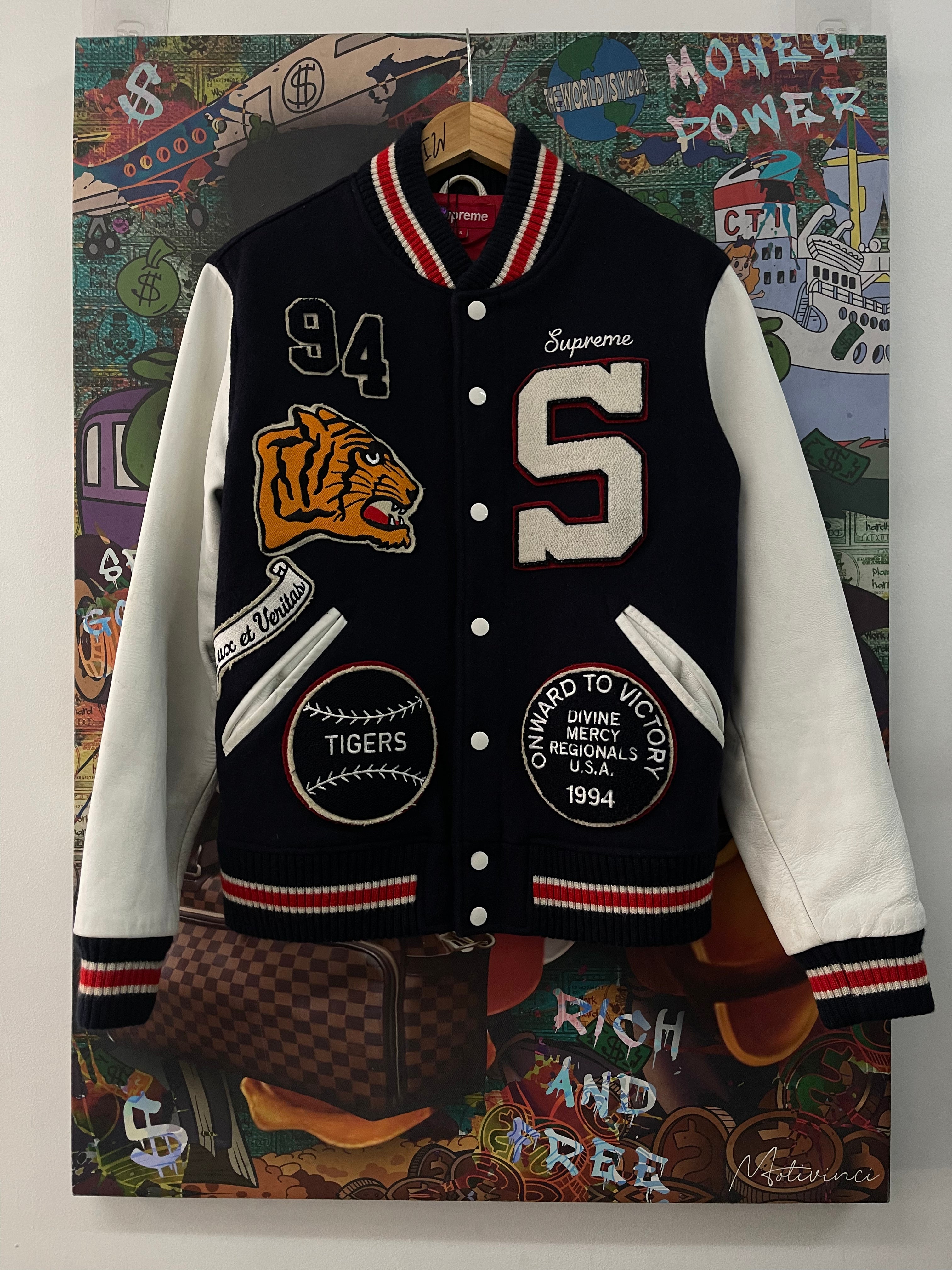 Supreme Navy Tiger Varsity Jacket (2009) Varsity Jacket