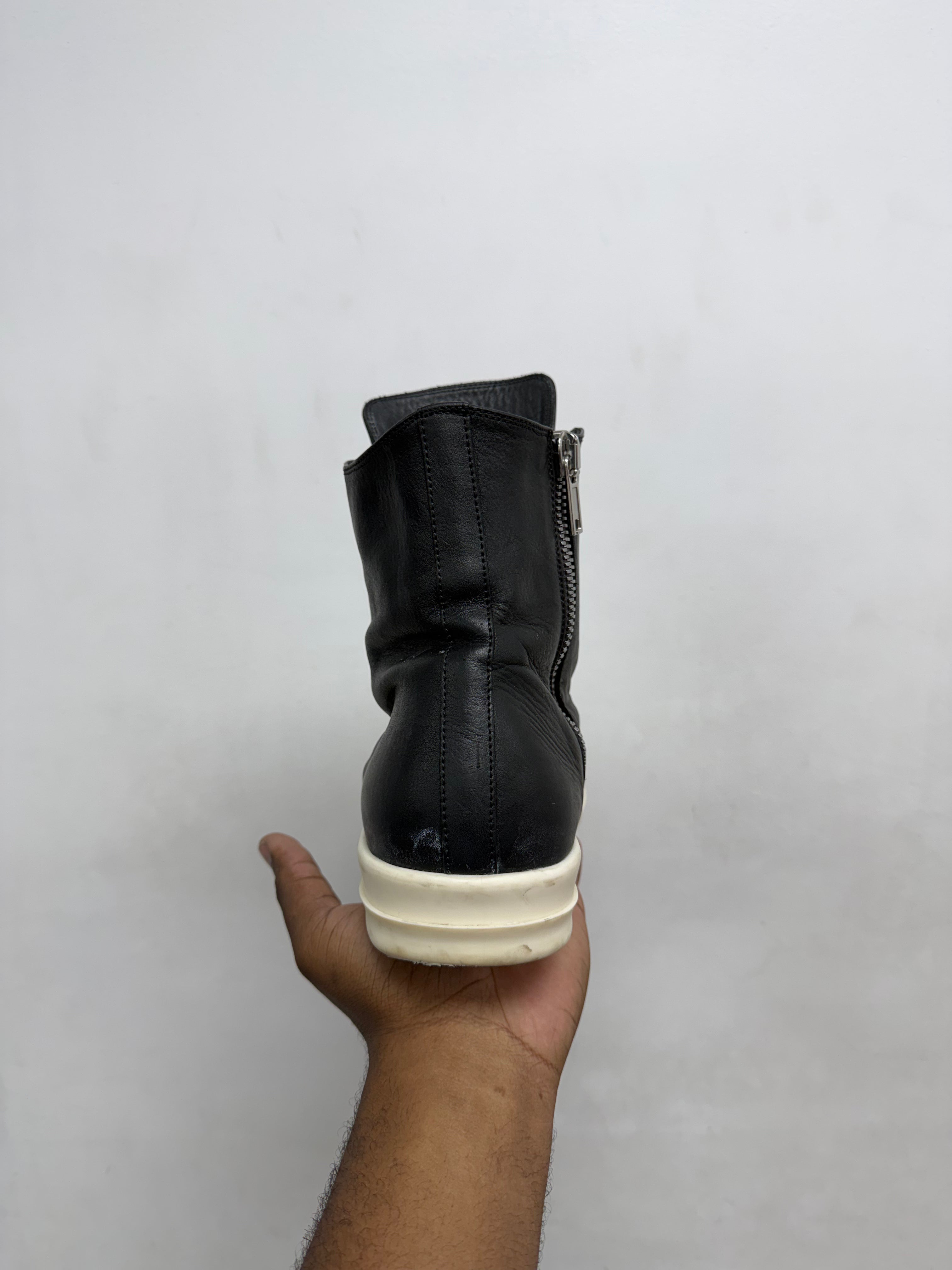 Rick Owens Black Mainline Hi Sneakers