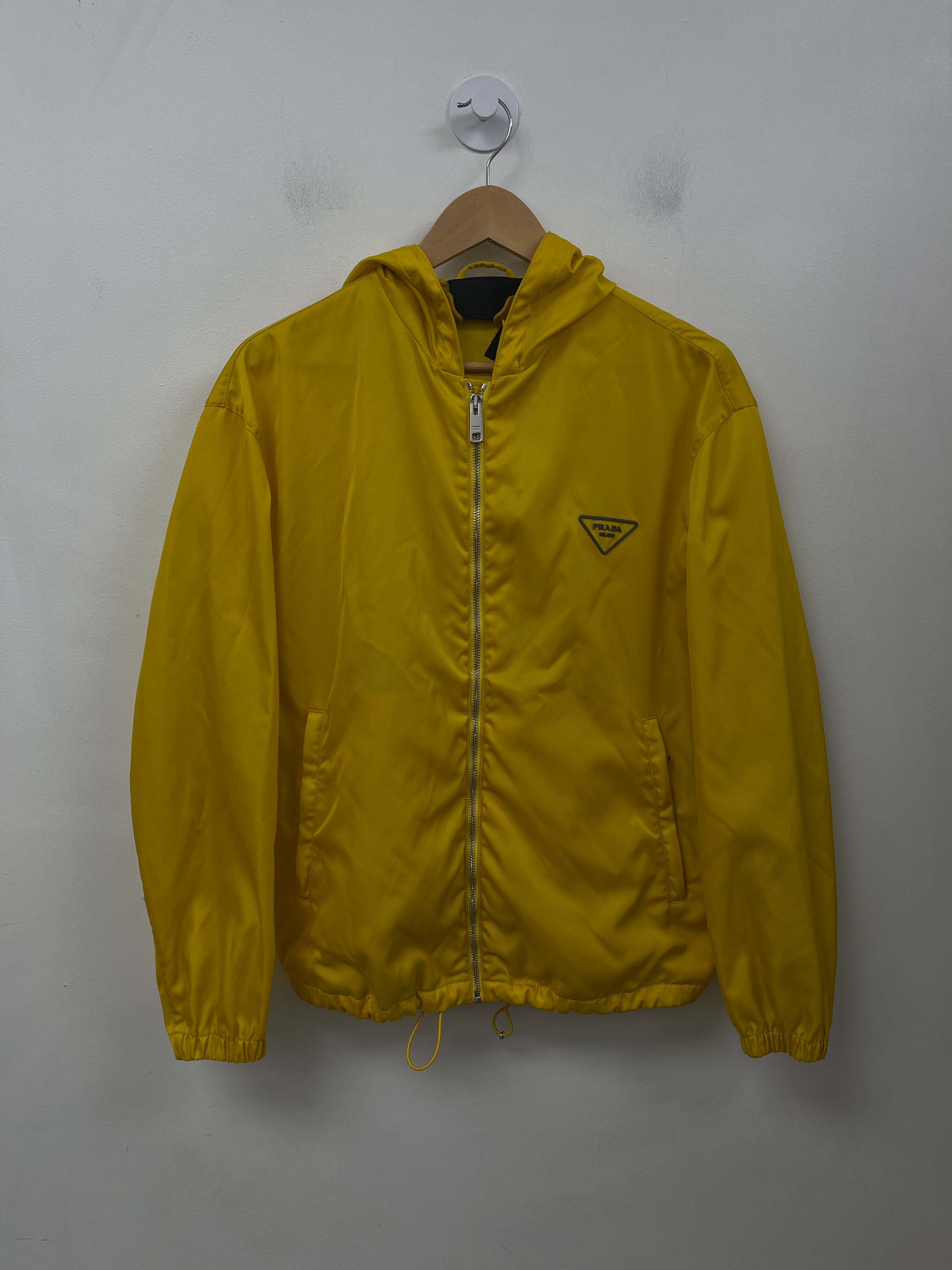 Prada Yellow Re-Nylon Windbreaker Jacket