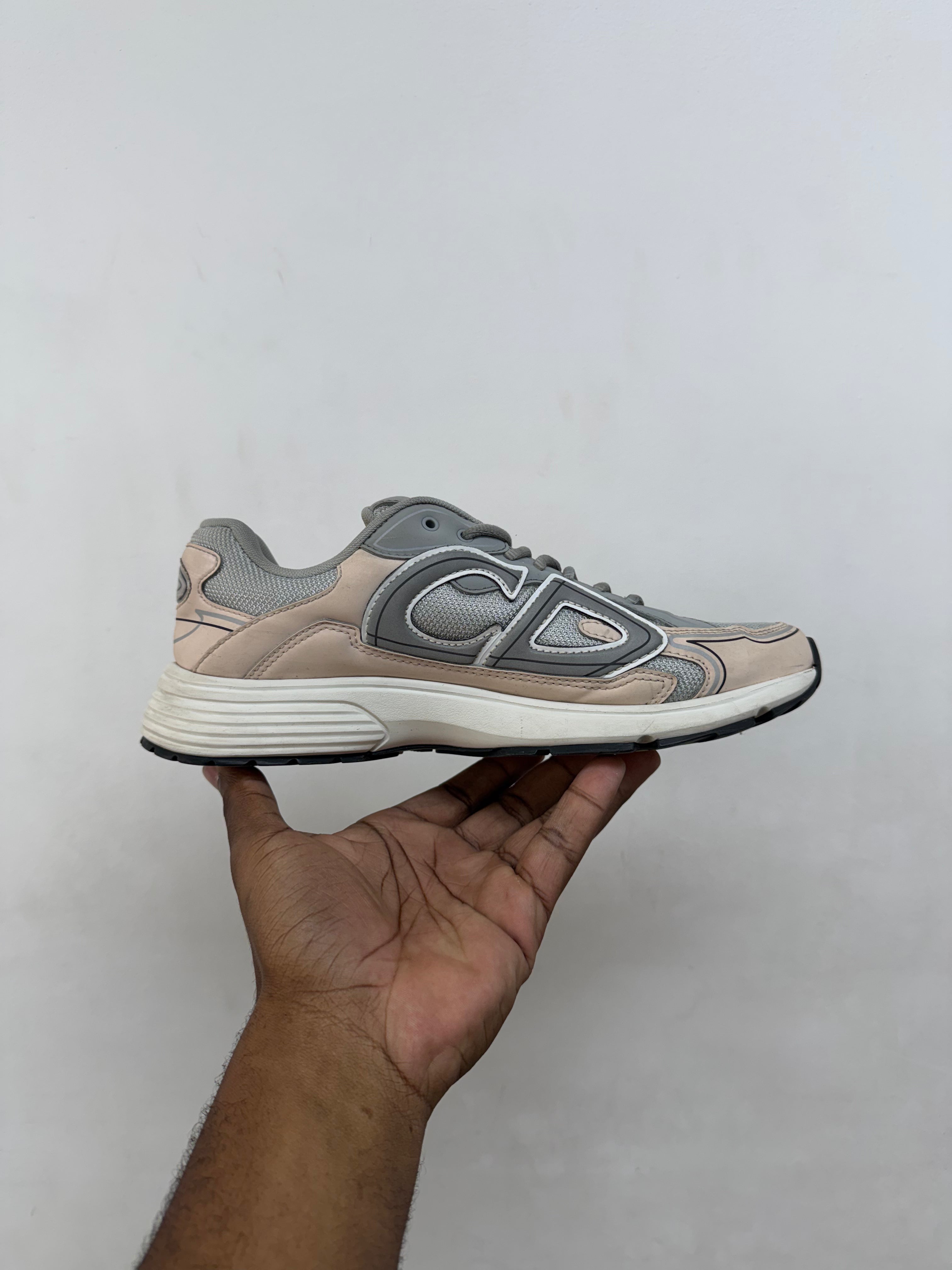 Dior B30 Grey Pink Sneakers