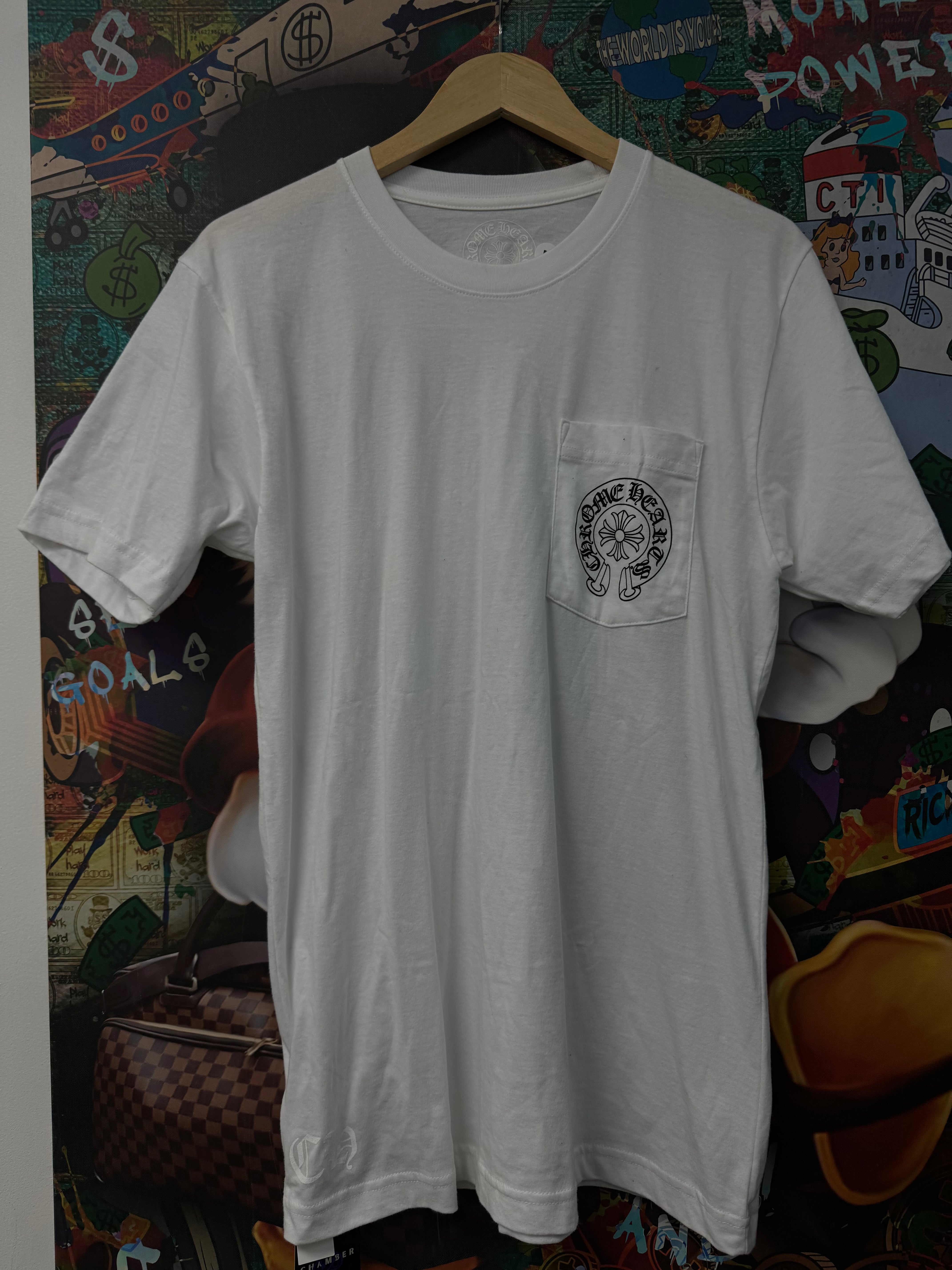 Chrome Hearts White Horsehoe Miami Tee