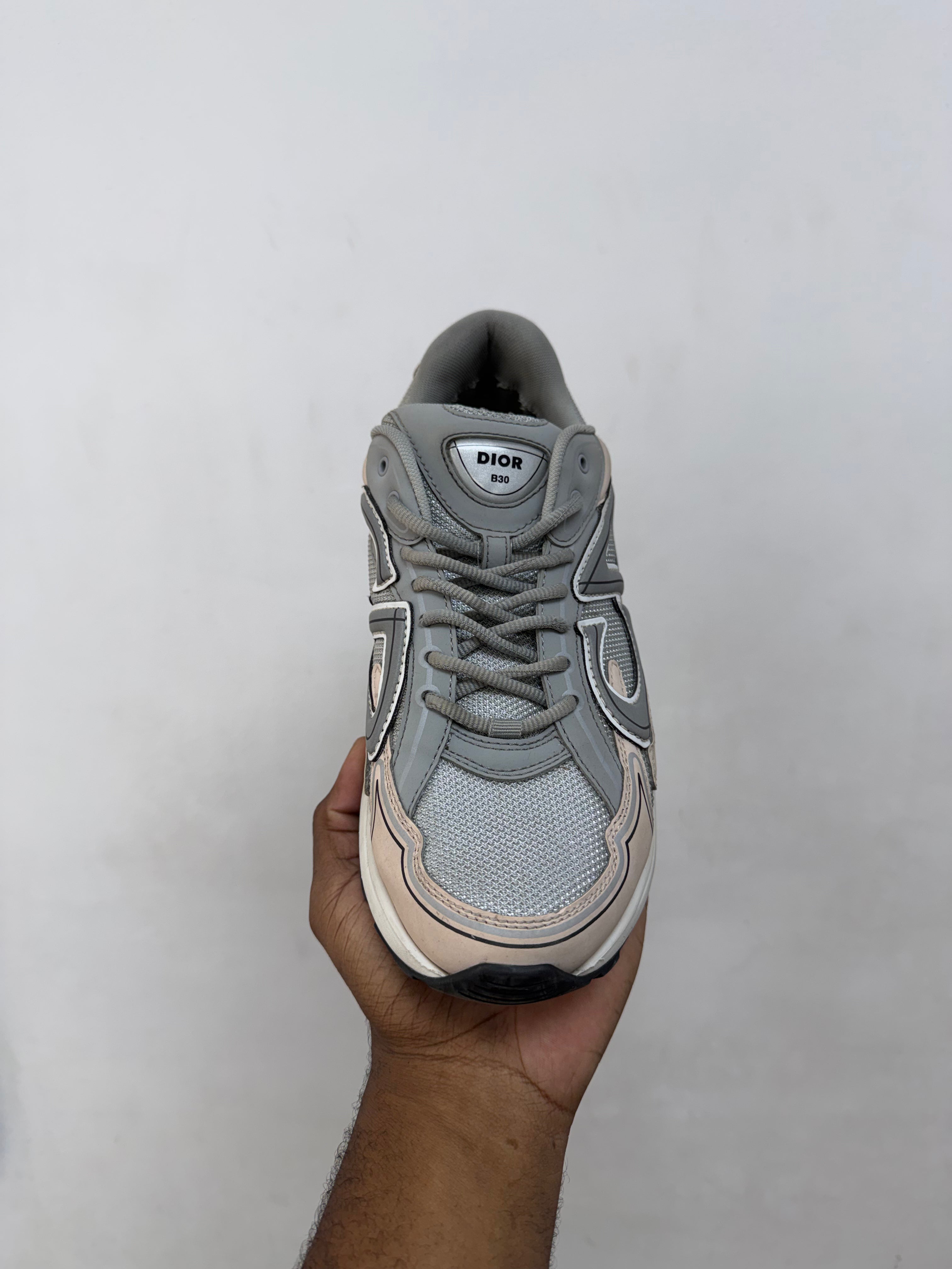 Dior B30 Grey Pink Sneakers