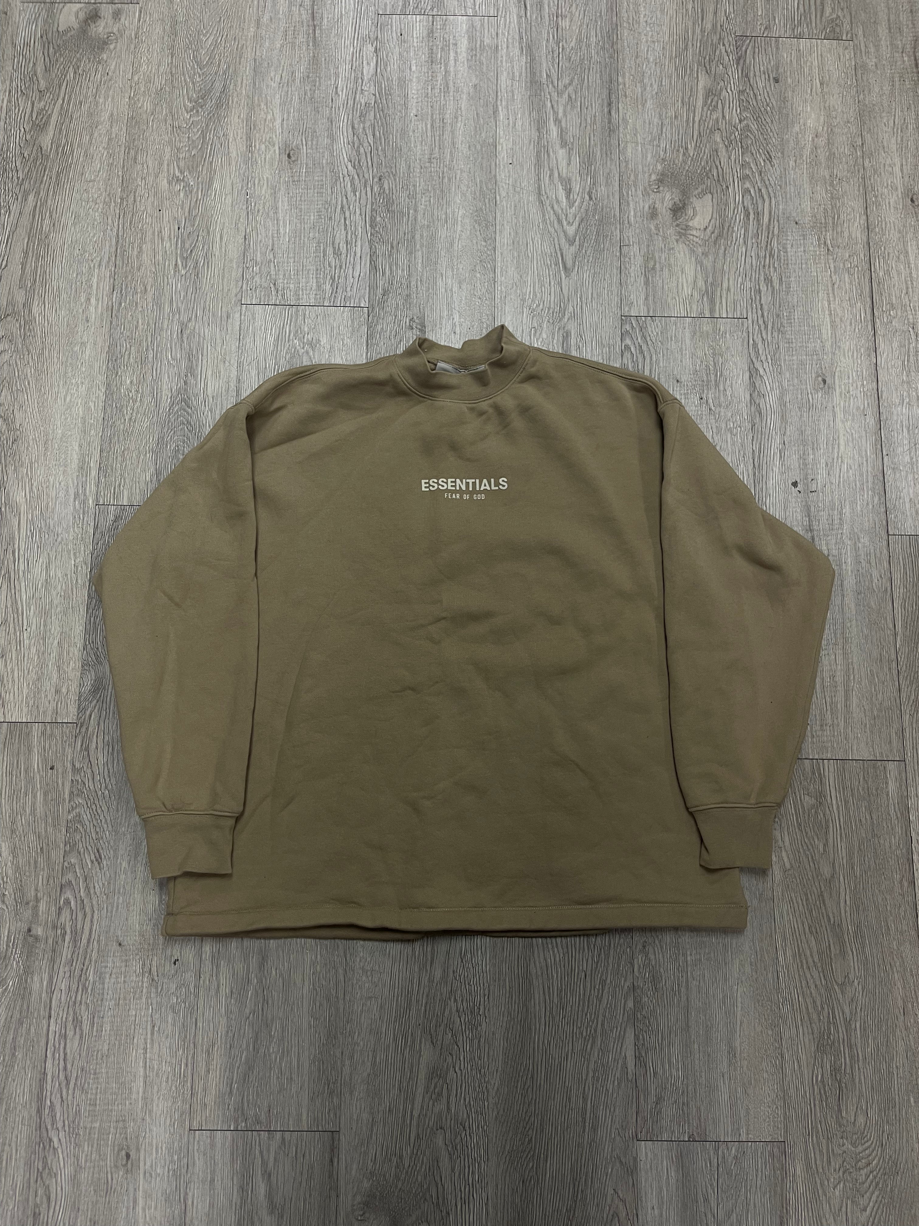 Essentials Tan Relaxed Crewneck