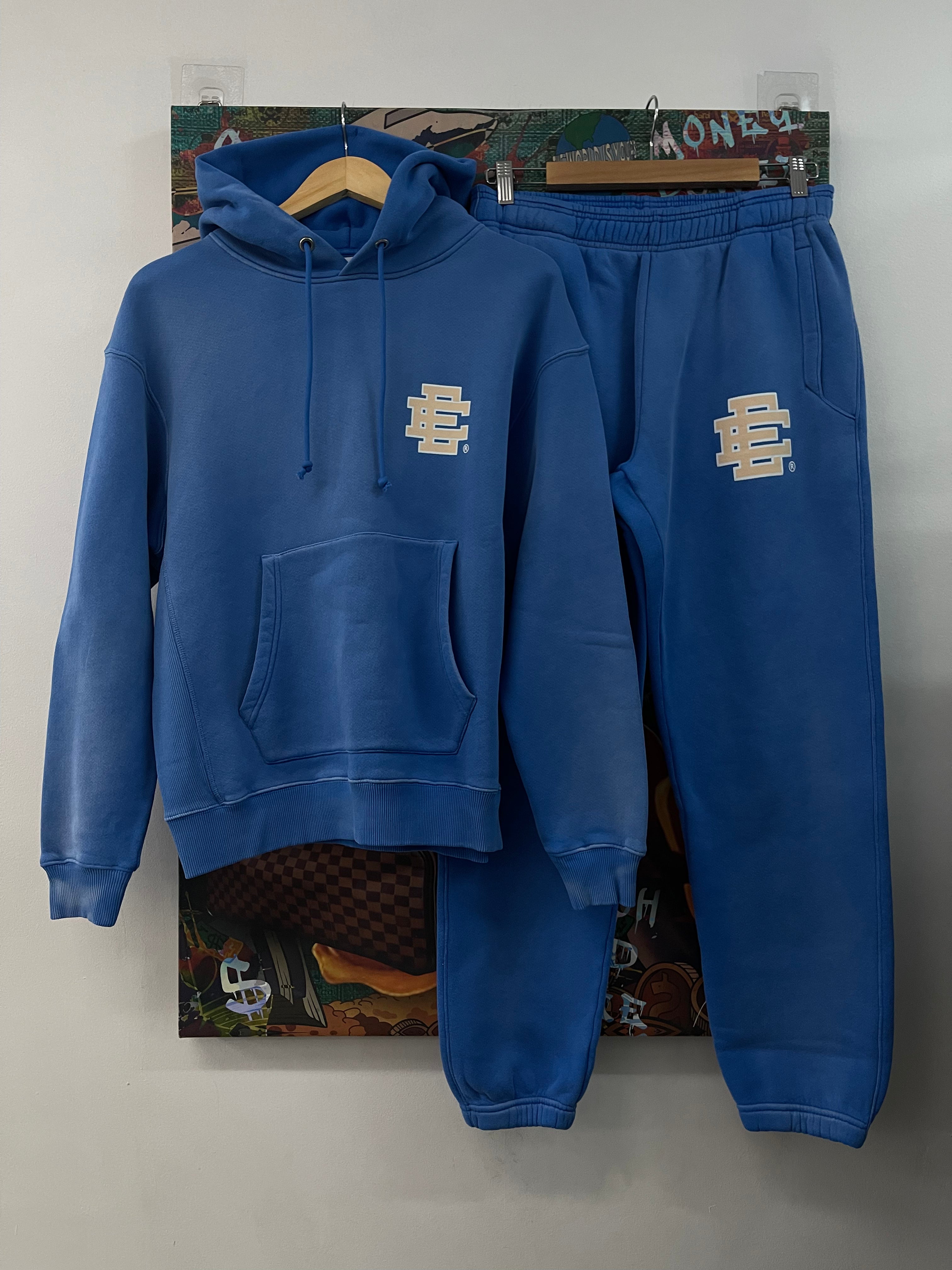 Eric Emanuel Blue Cream Sweatsuit