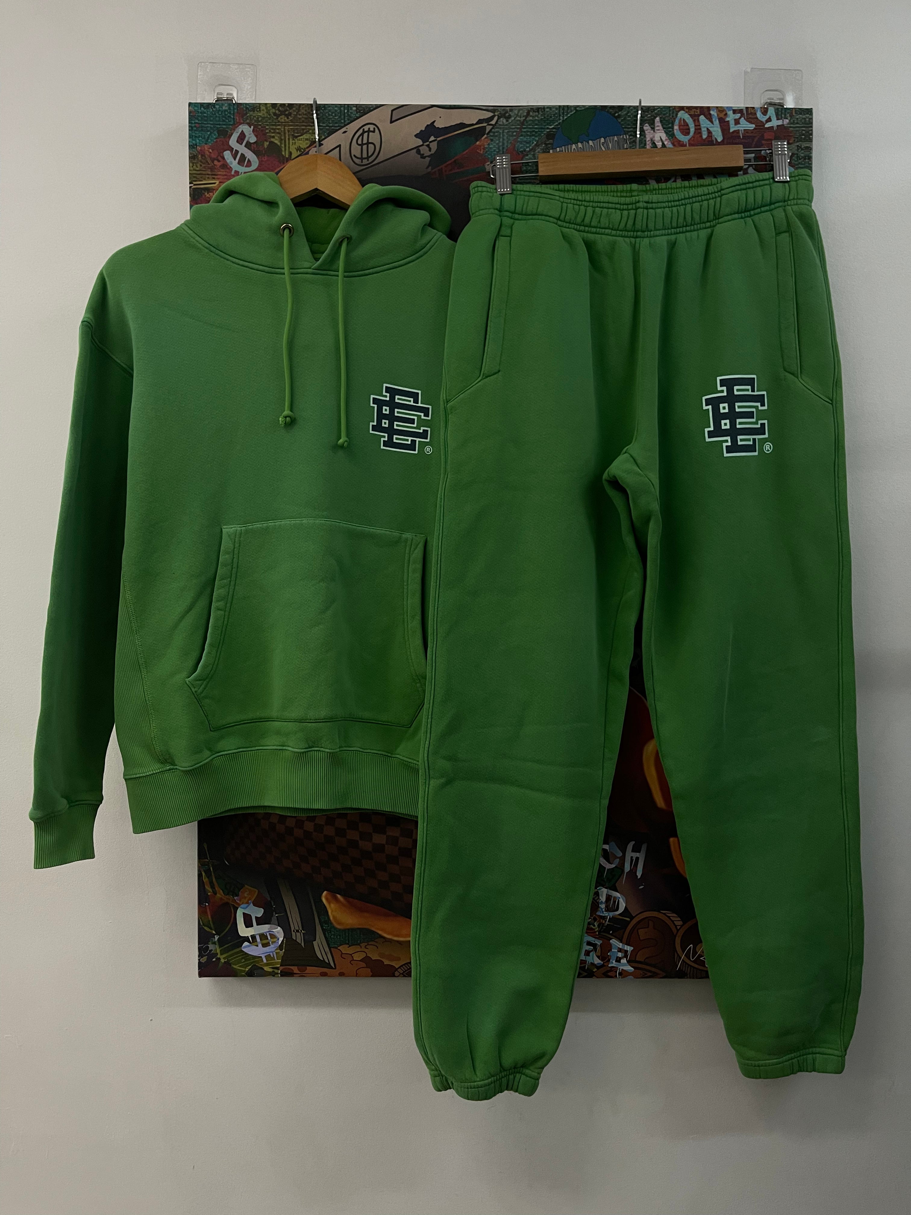 Eric Emanuel Green Navy Sweatsuit