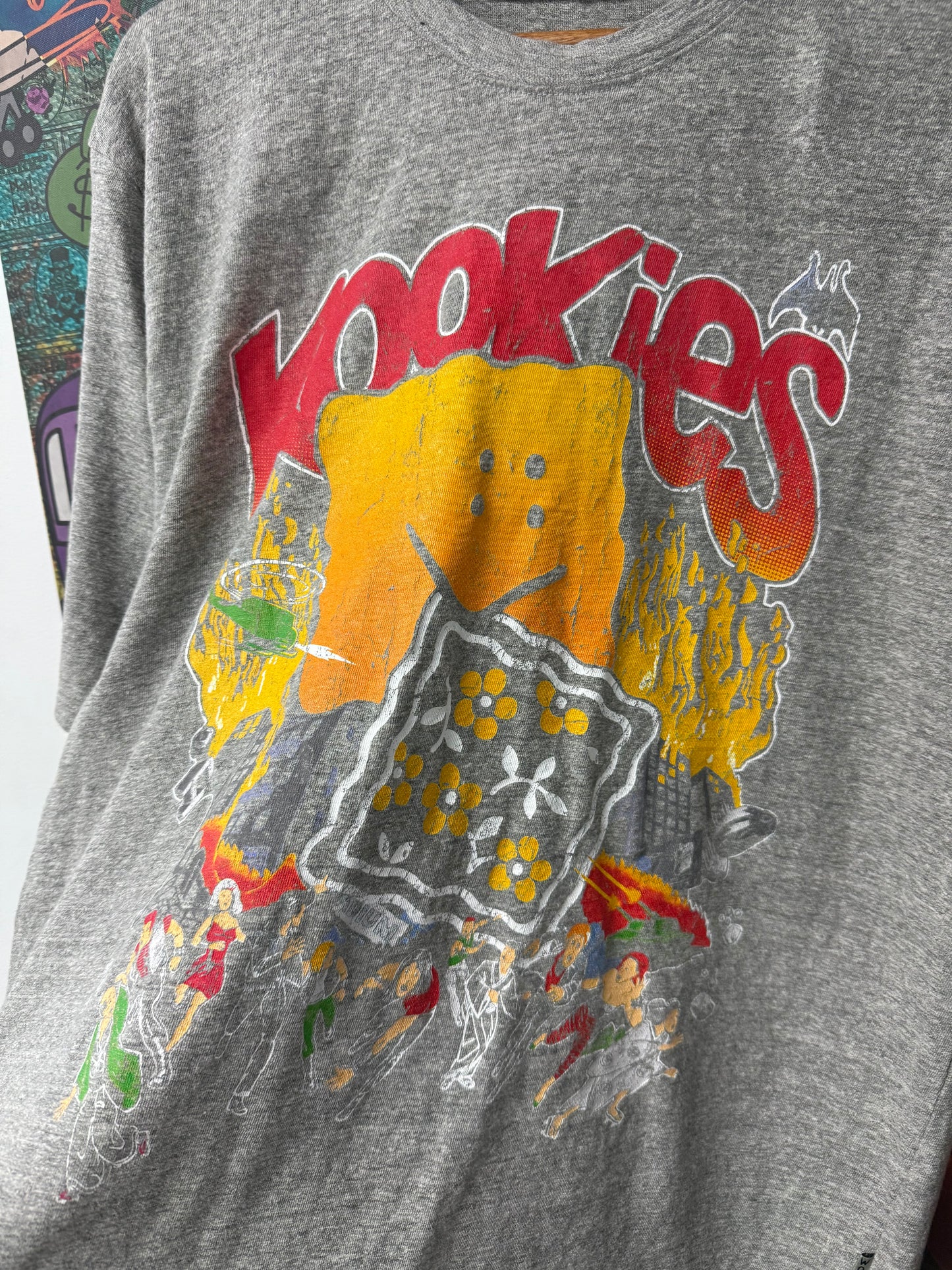 Kapital Kookies Grey Tee New With Tags