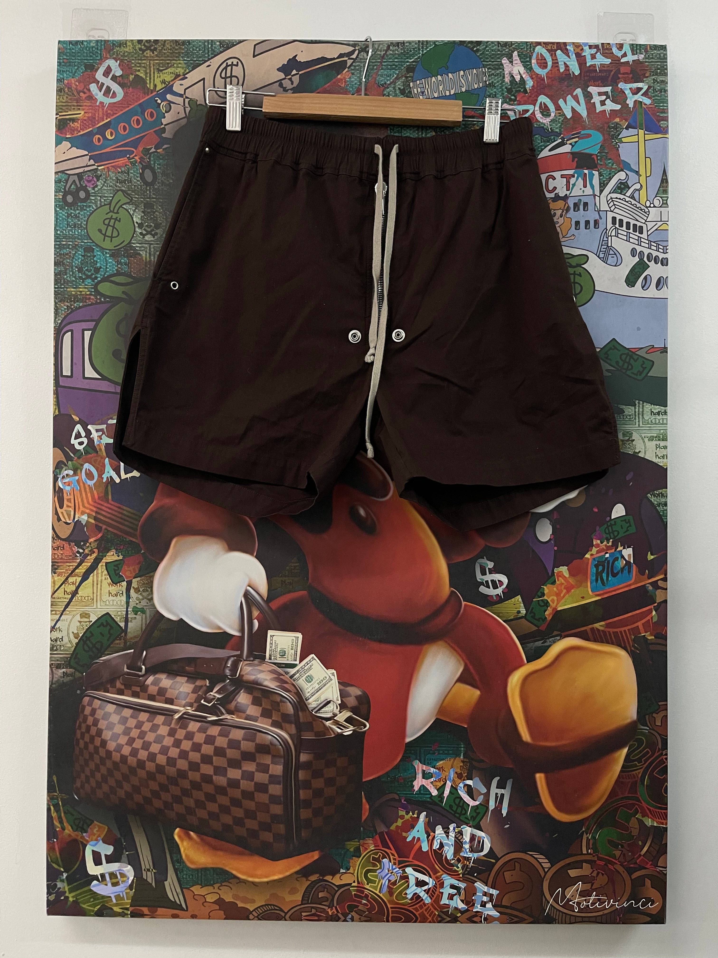 Rick Owens Brown Hollywood Boxer (50) Shorts