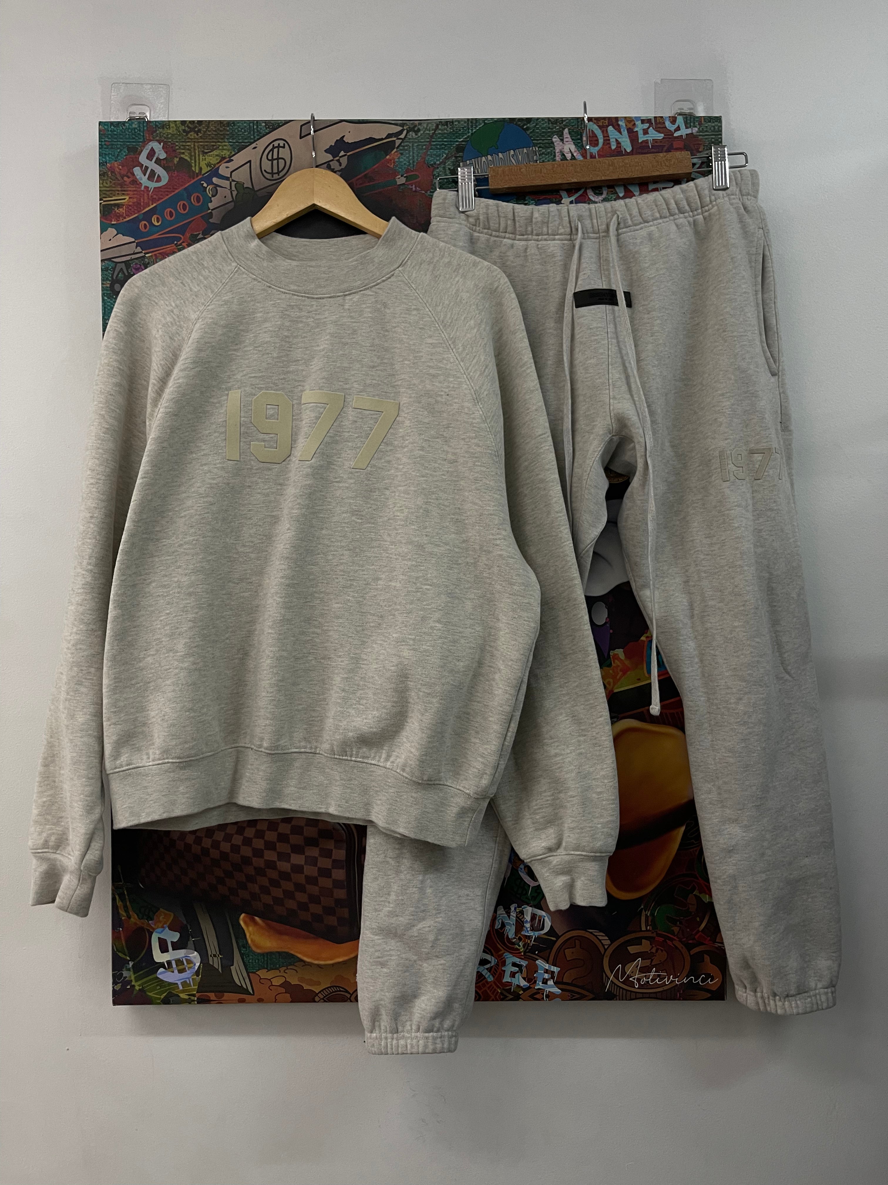 Essentials Light Oatmeal 1977 Crew Sweatsuit