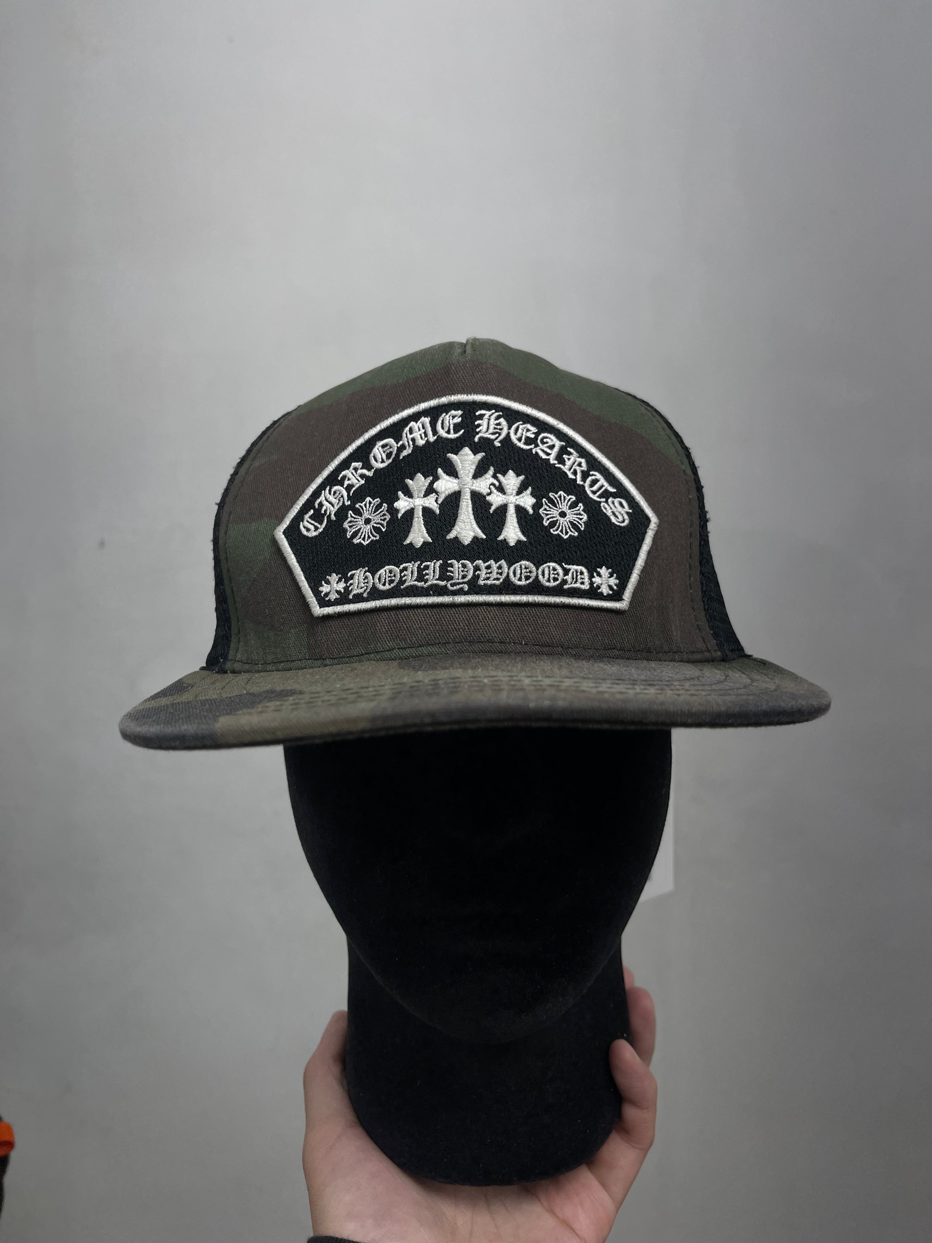 Chrome Hearts Camo King Taco Trucker Hat