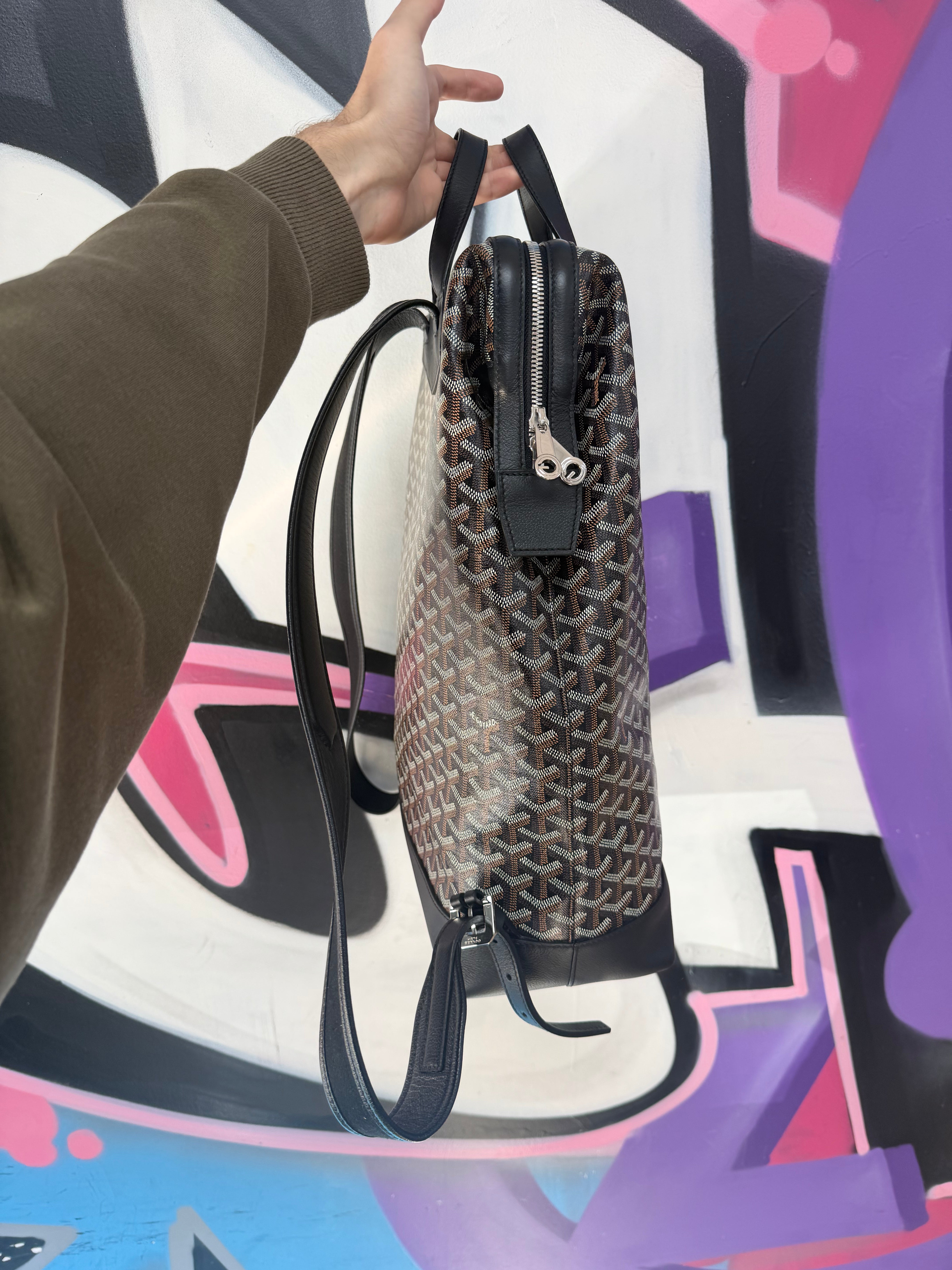 Goyard Black Cisalpin Backpack