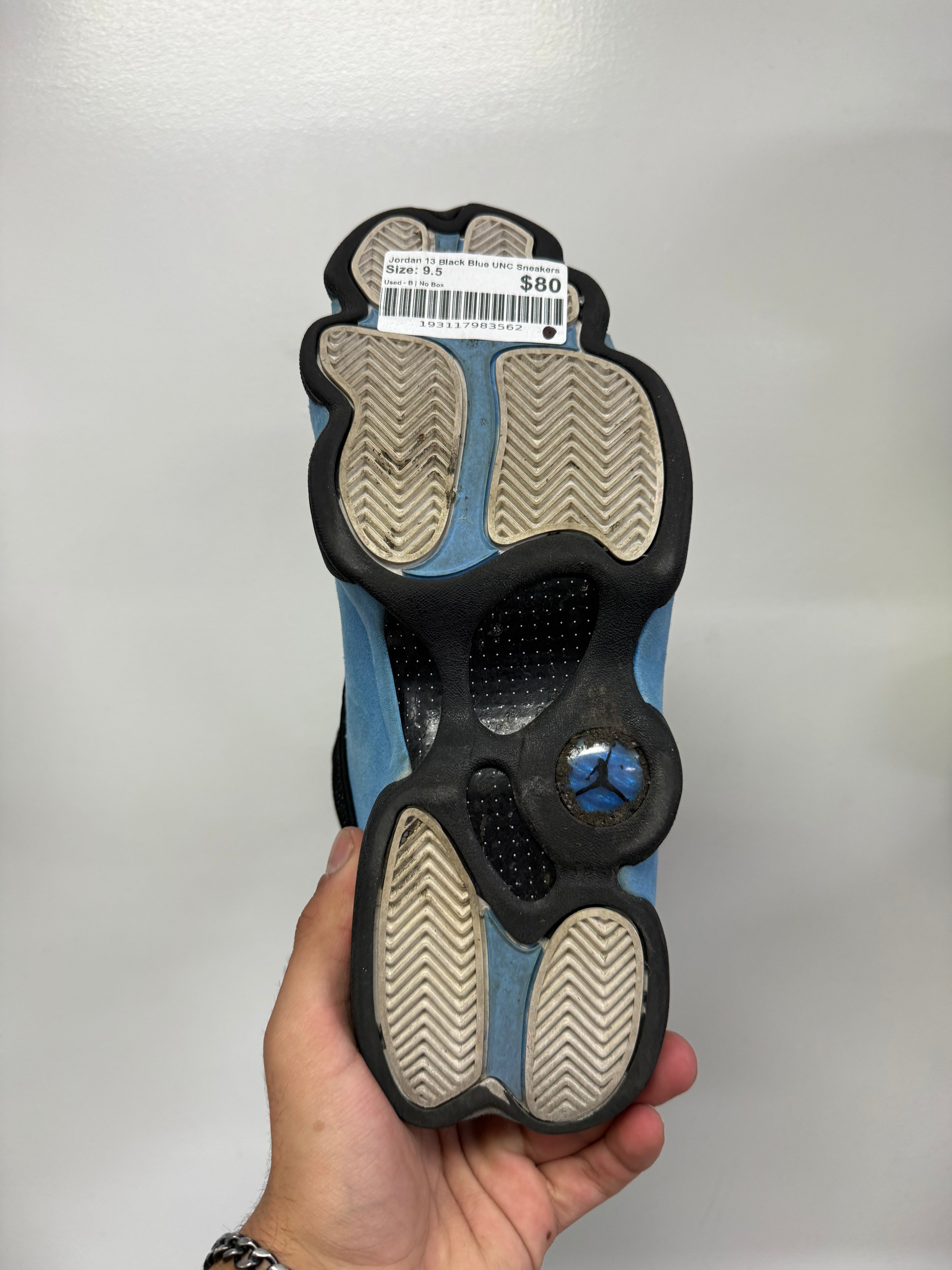 Jordan 13 Black Blue UNC Sneakers