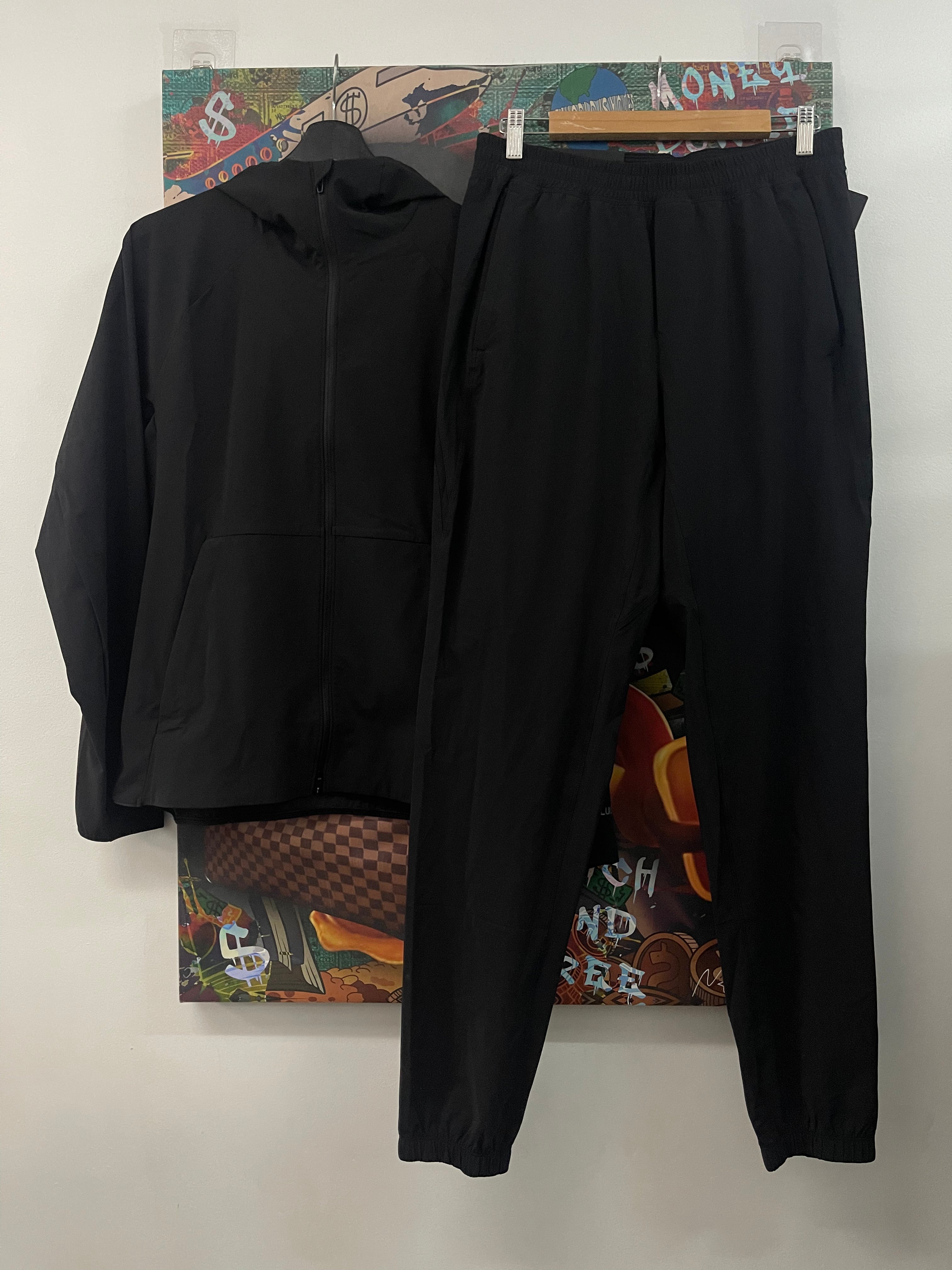 Lululemon Black Pace Breaker Track Suit