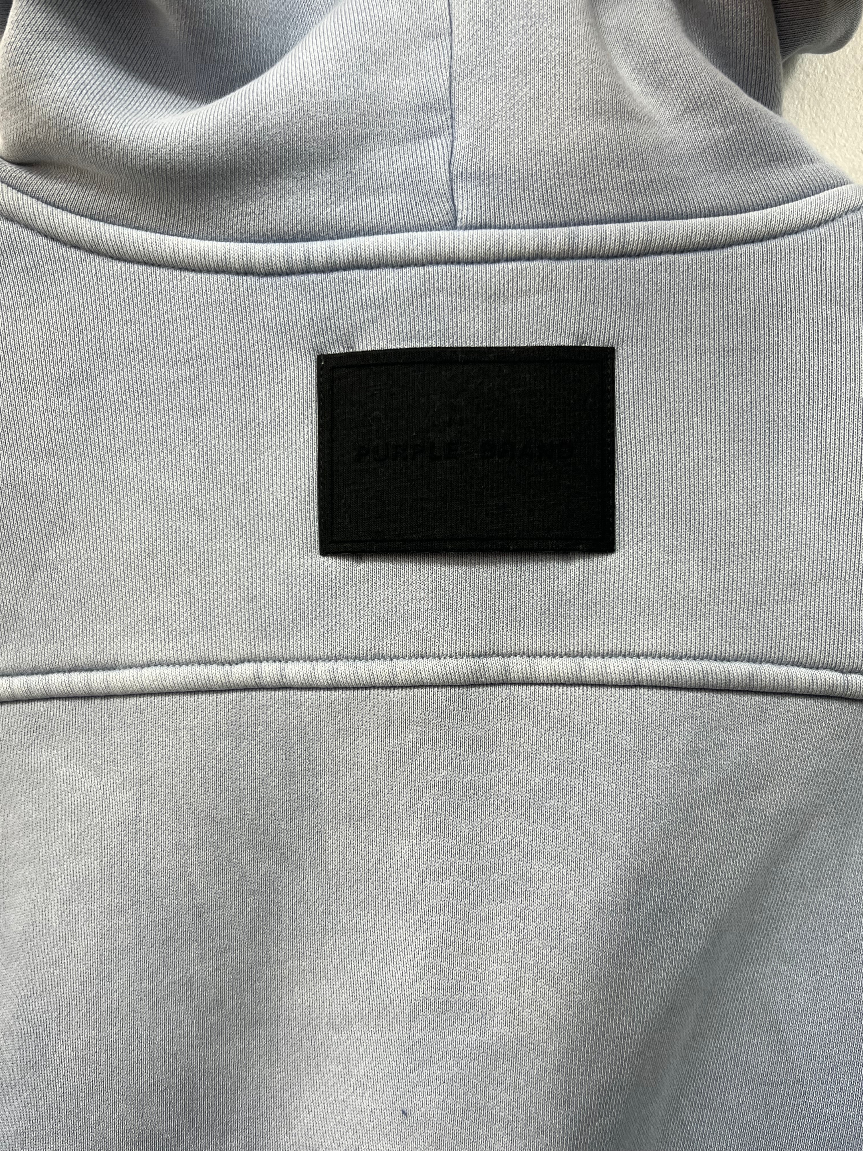 Purple Brand Blue Metal Plate Hoodie