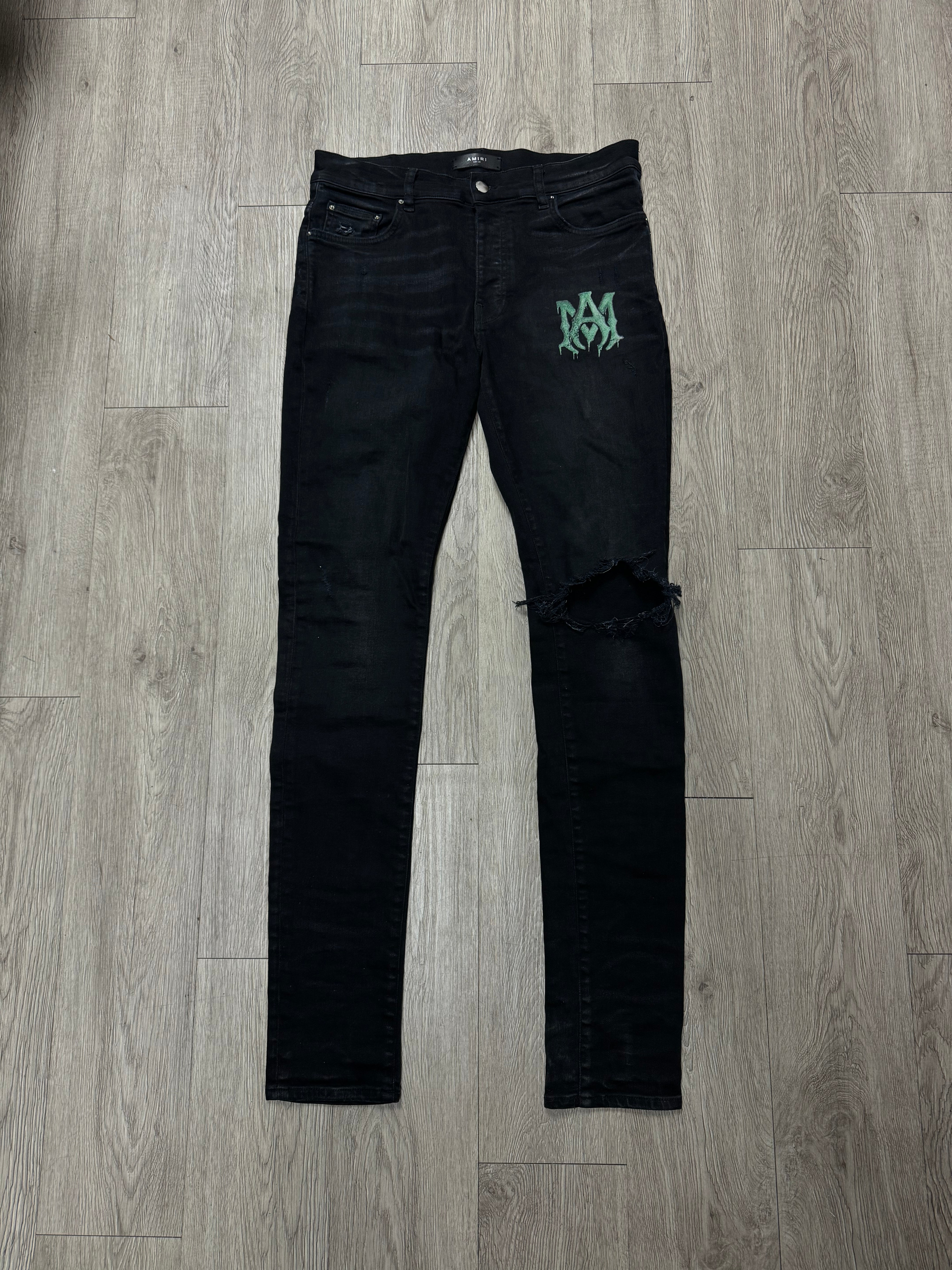 Amiri Black Wash MA Slime Jeans