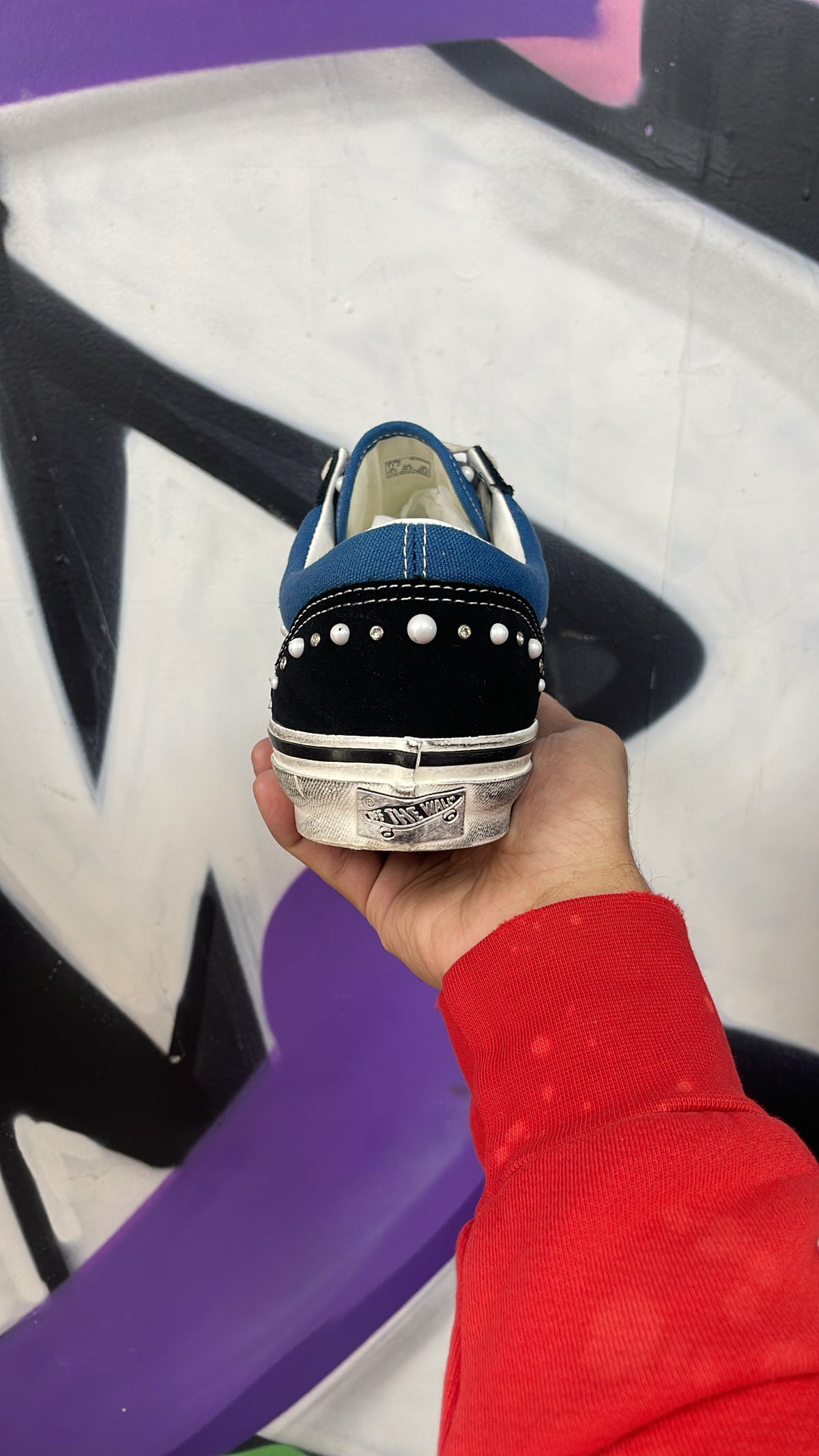 Vans LX Old Skool 36 Pearlized Navy Sneakers