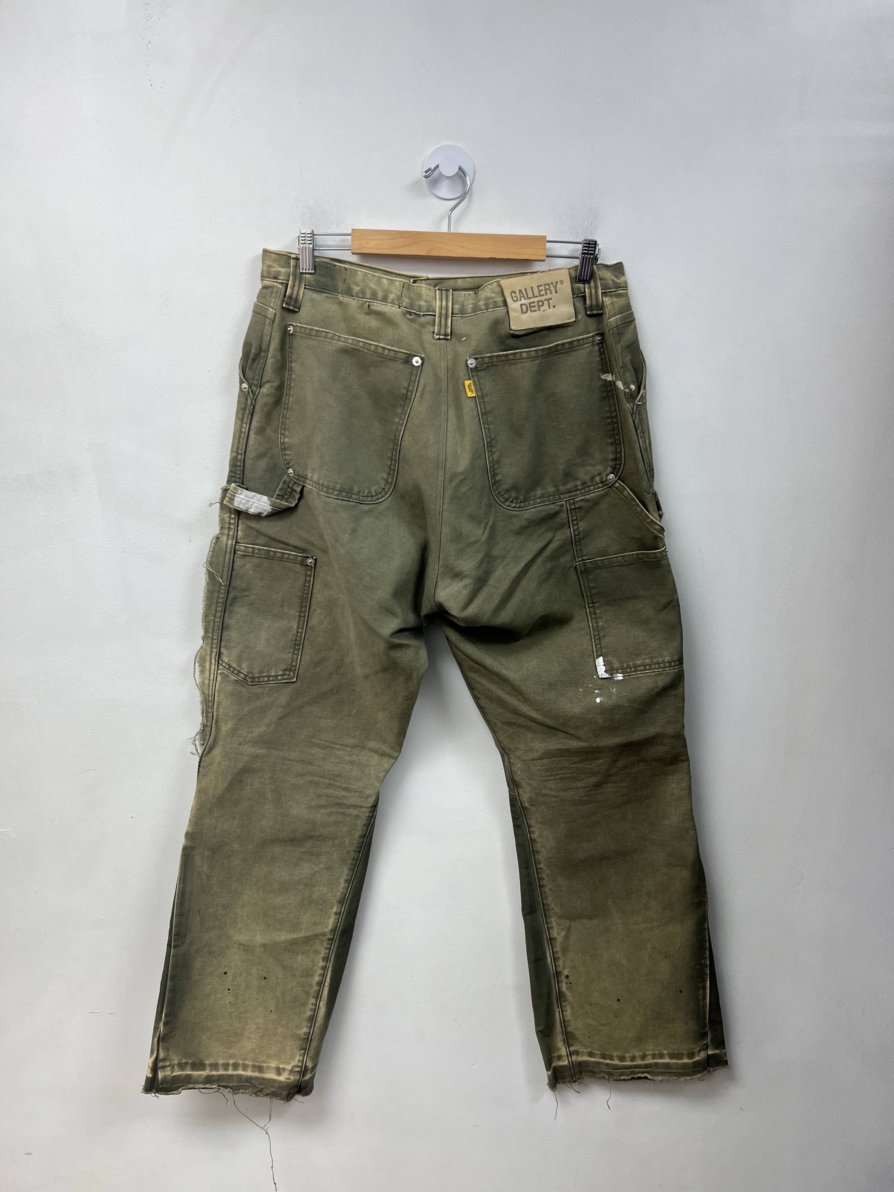 Gallery Dept Olive Carpenter (Altered Fits 34-36) Jeans