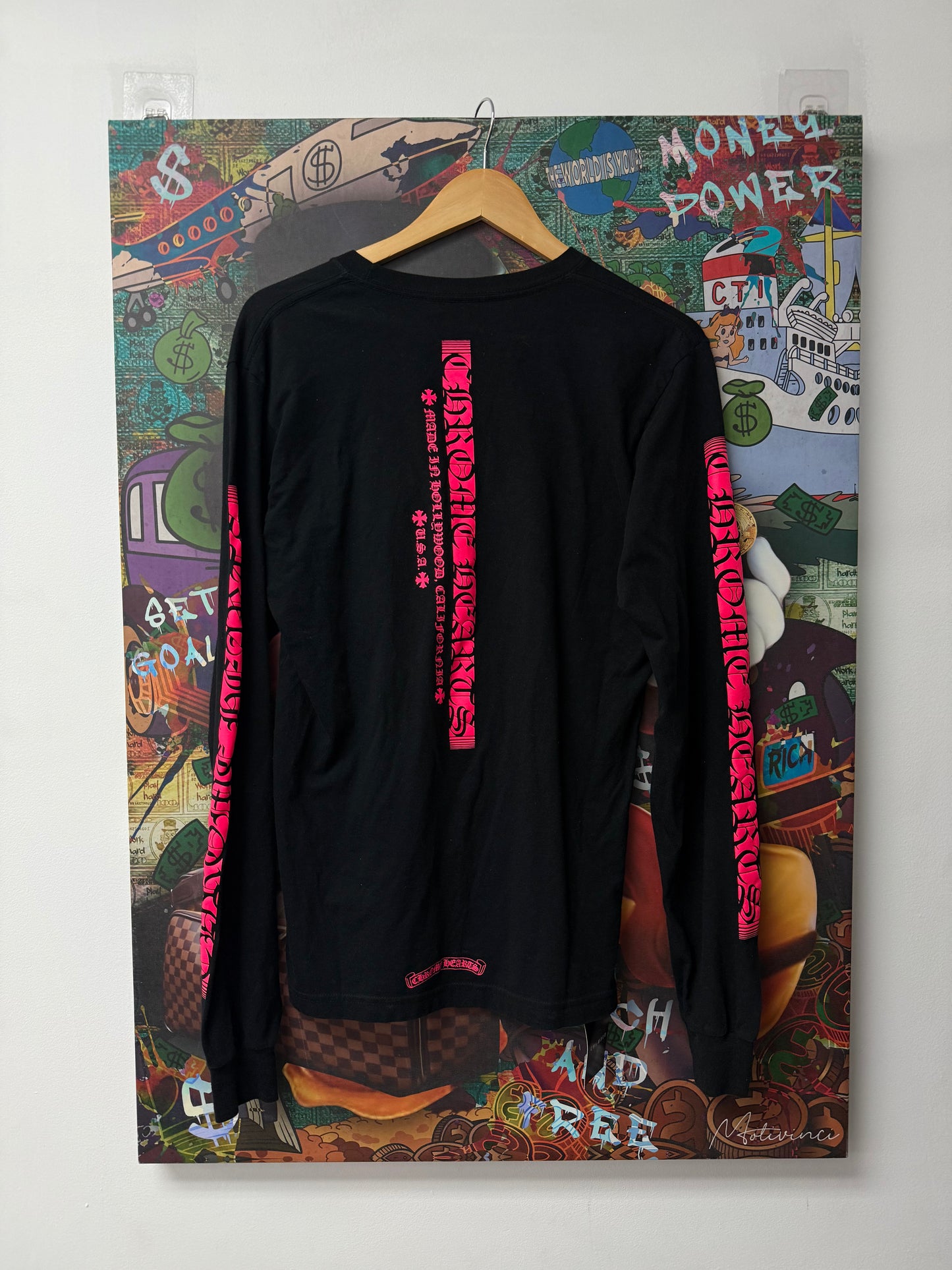 Chrome Hearts Black Pink LS Used