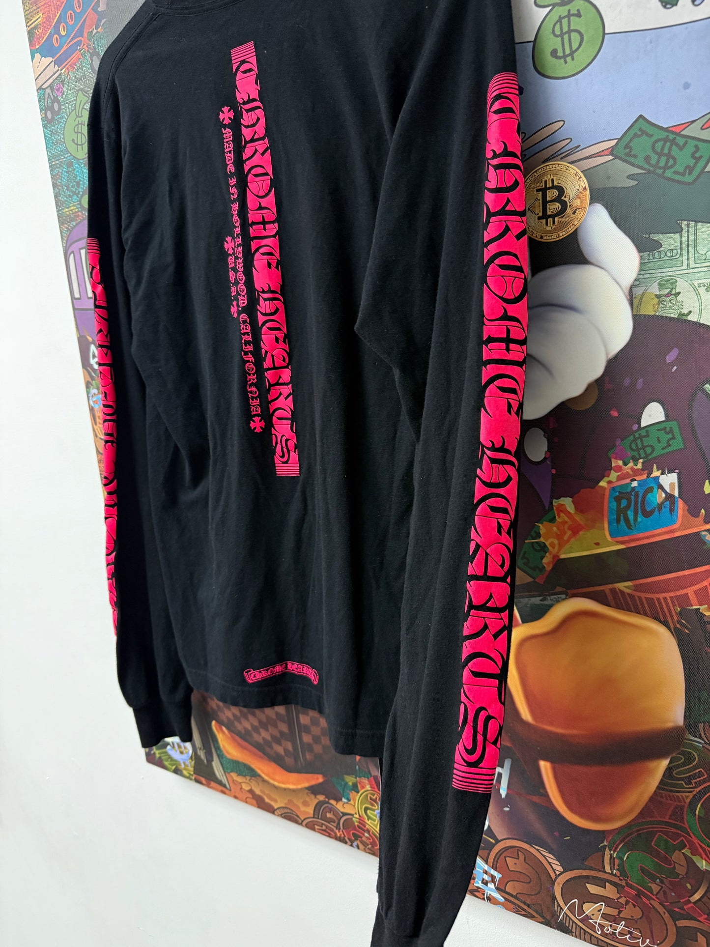Chrome Hearts Black Pink LS Used