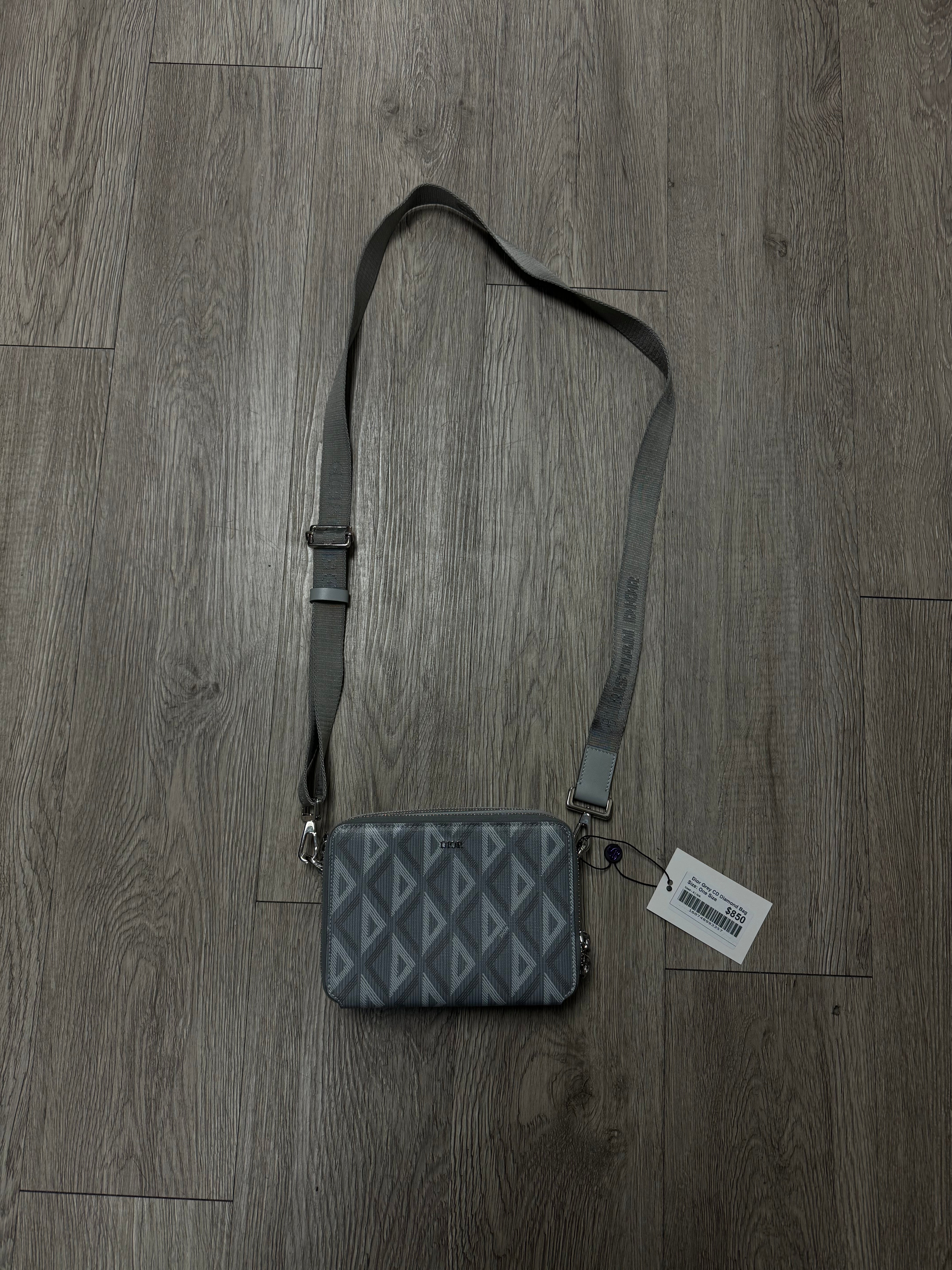 Dior Grey CD Diamond Bag