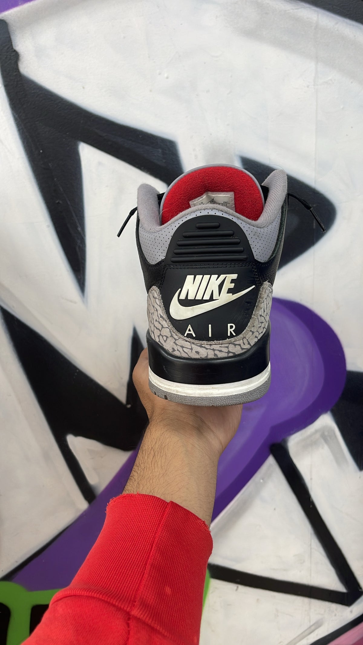Jordan 3 Black Cement Reimagined Sneakers