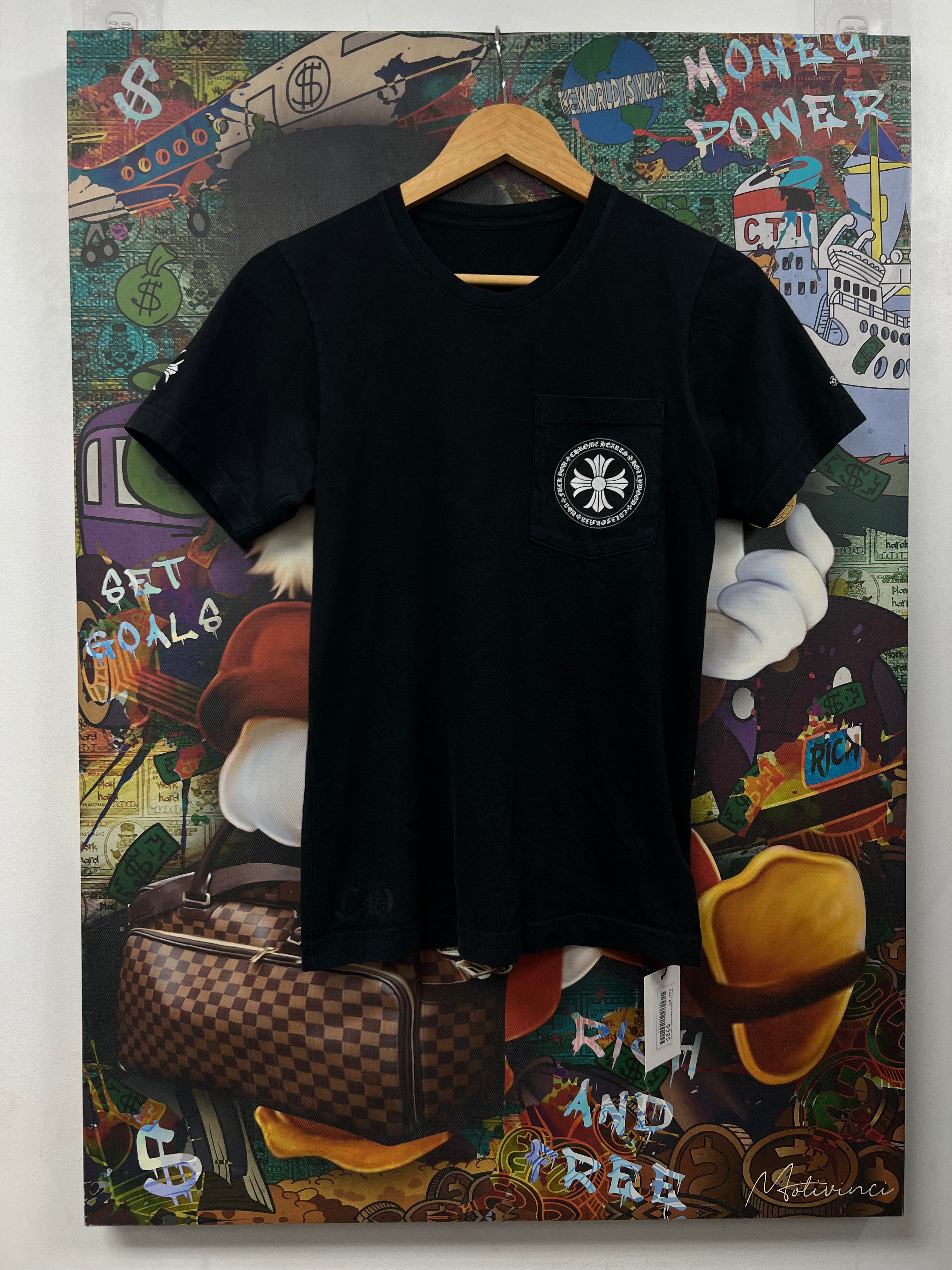 Chrome Hearts Black Plus Logo Tee