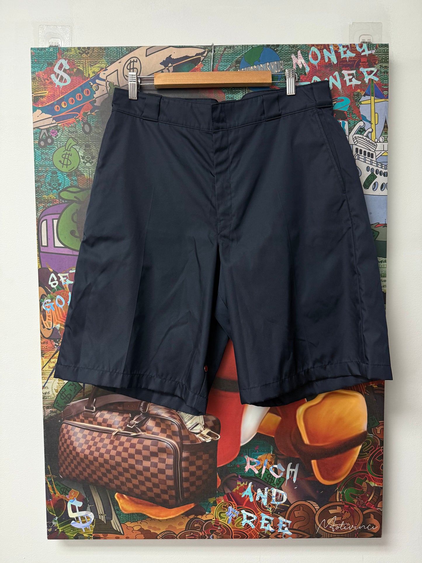 Prada Nylon Shorts Navy Used 50 (Large)