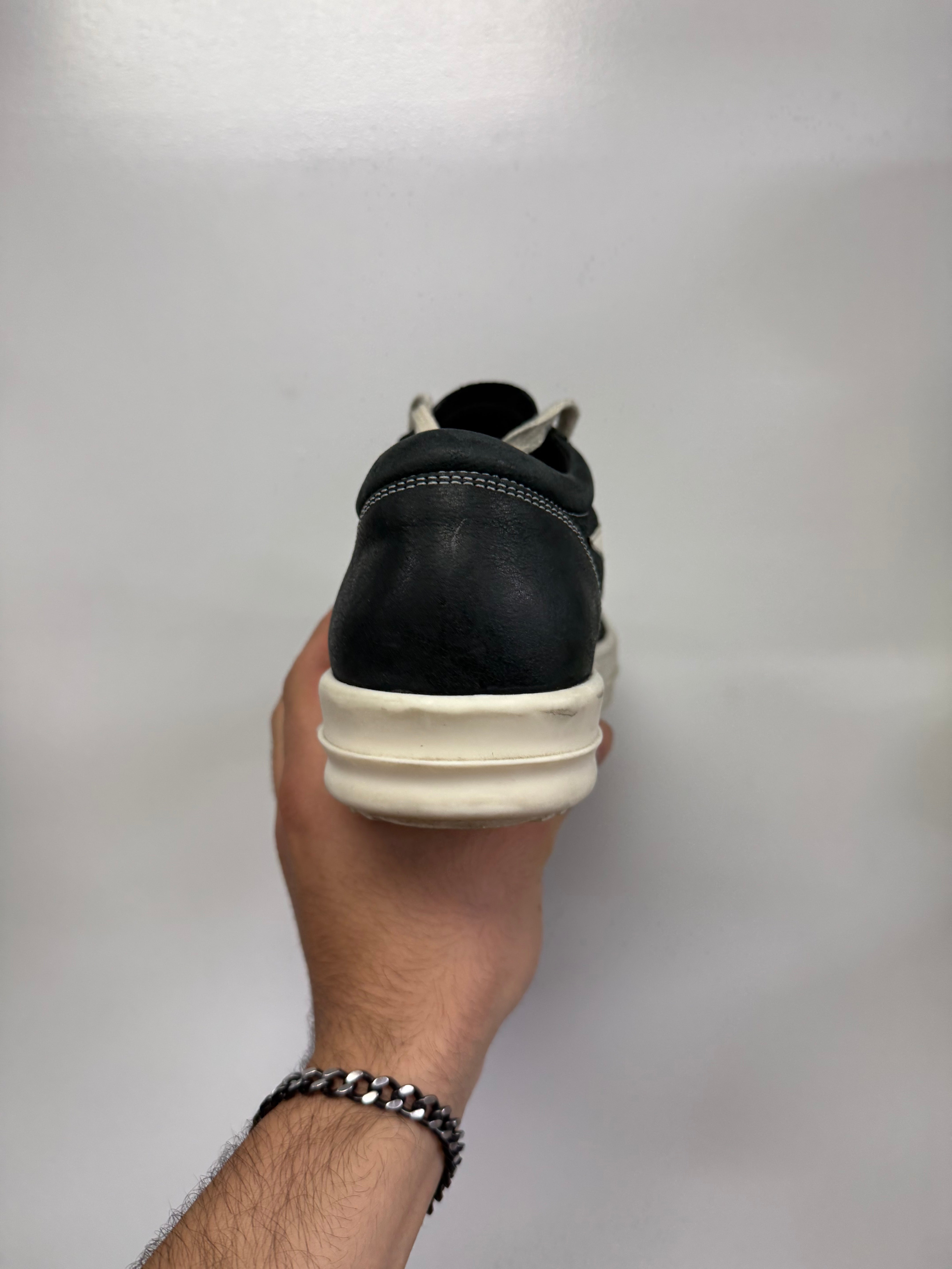 Rick Owens Black Vintage Mainline Low Sneakers