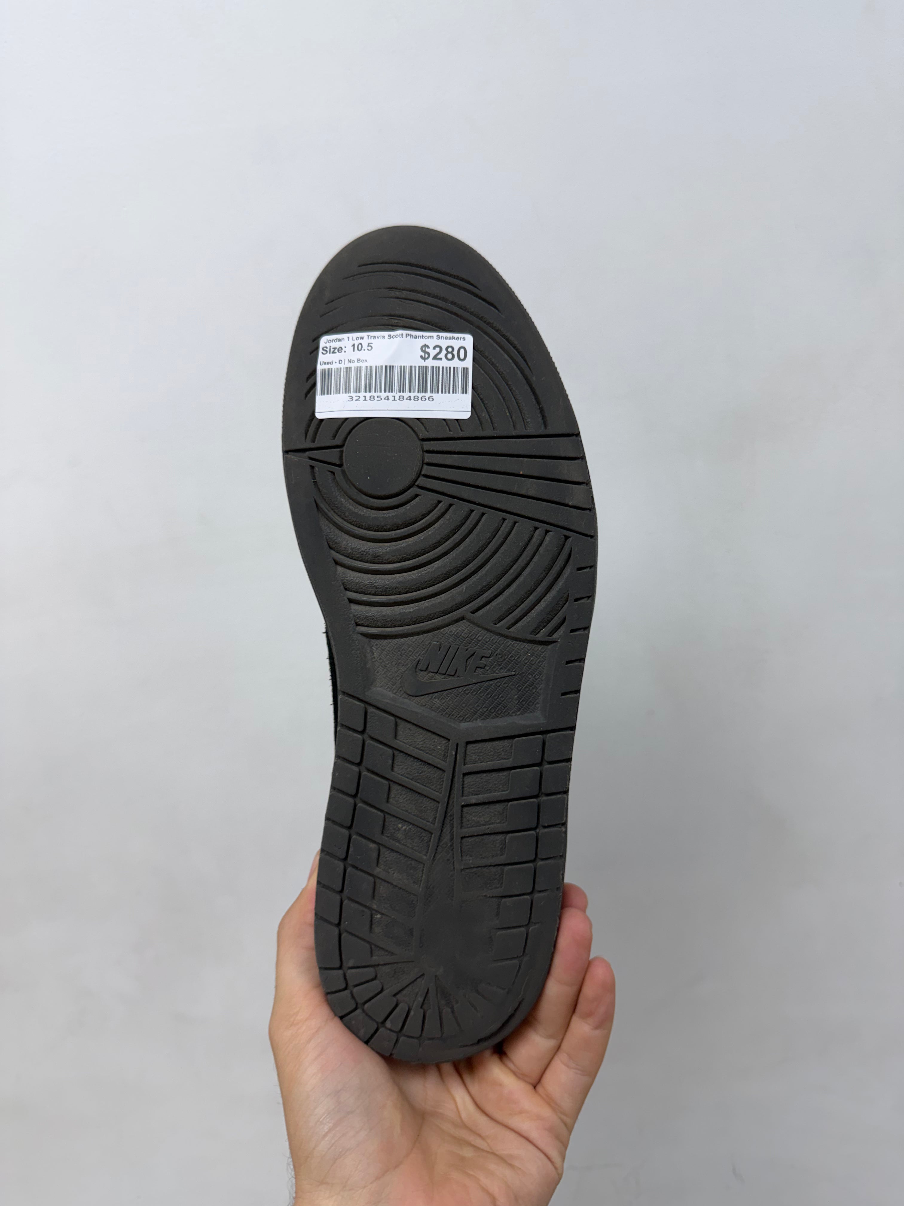 Jordan 1 Low Travis Scott Phantom Sneakers