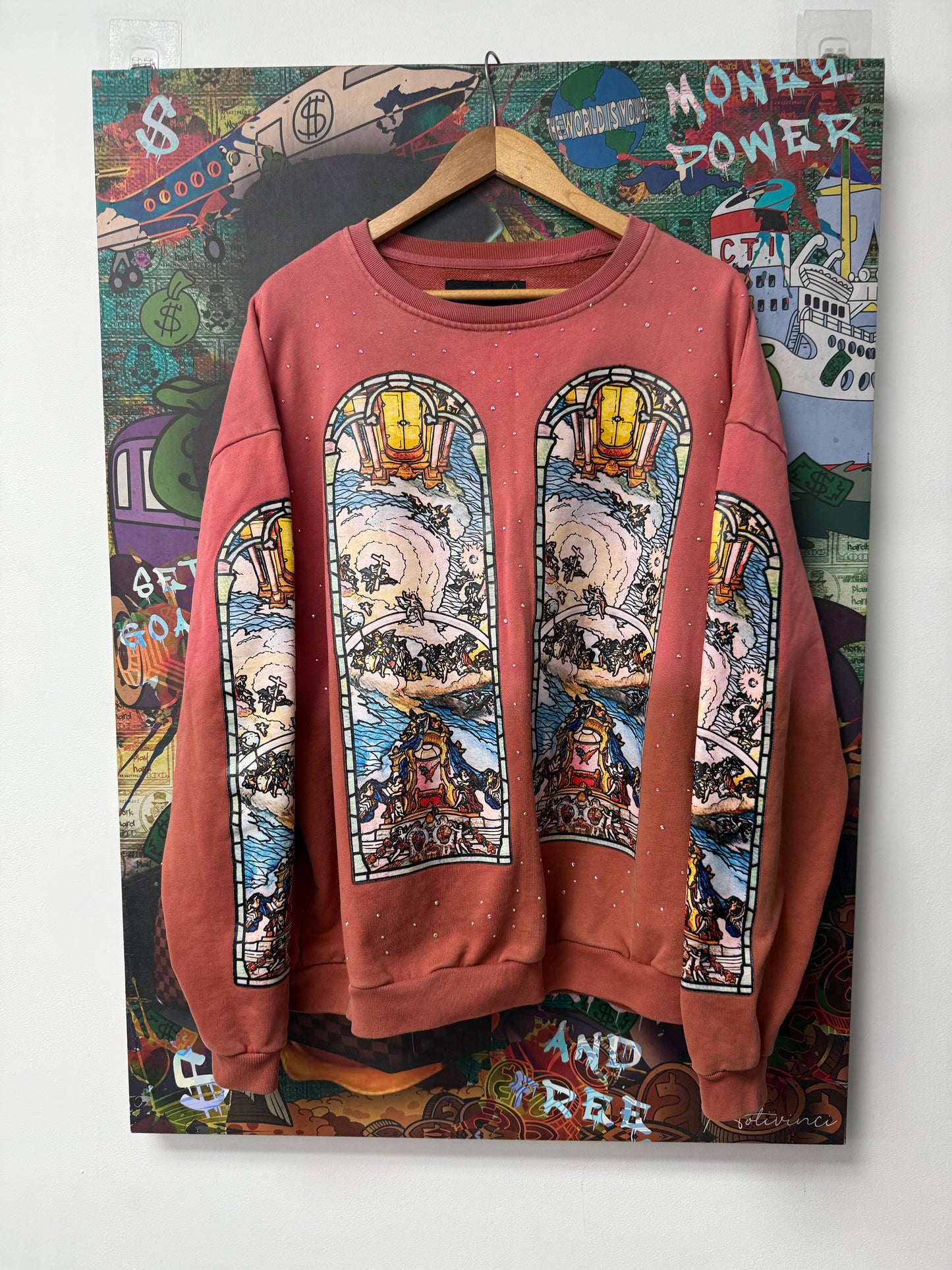 WDW Chalice Crewneck Red