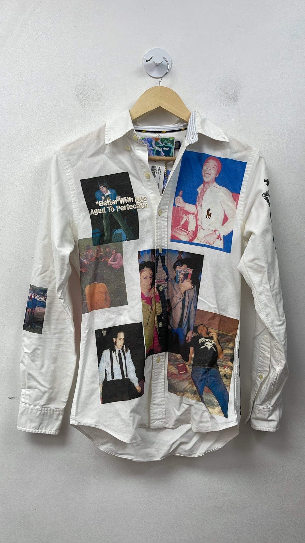 Better With Age White Johnny Button Up Shirt