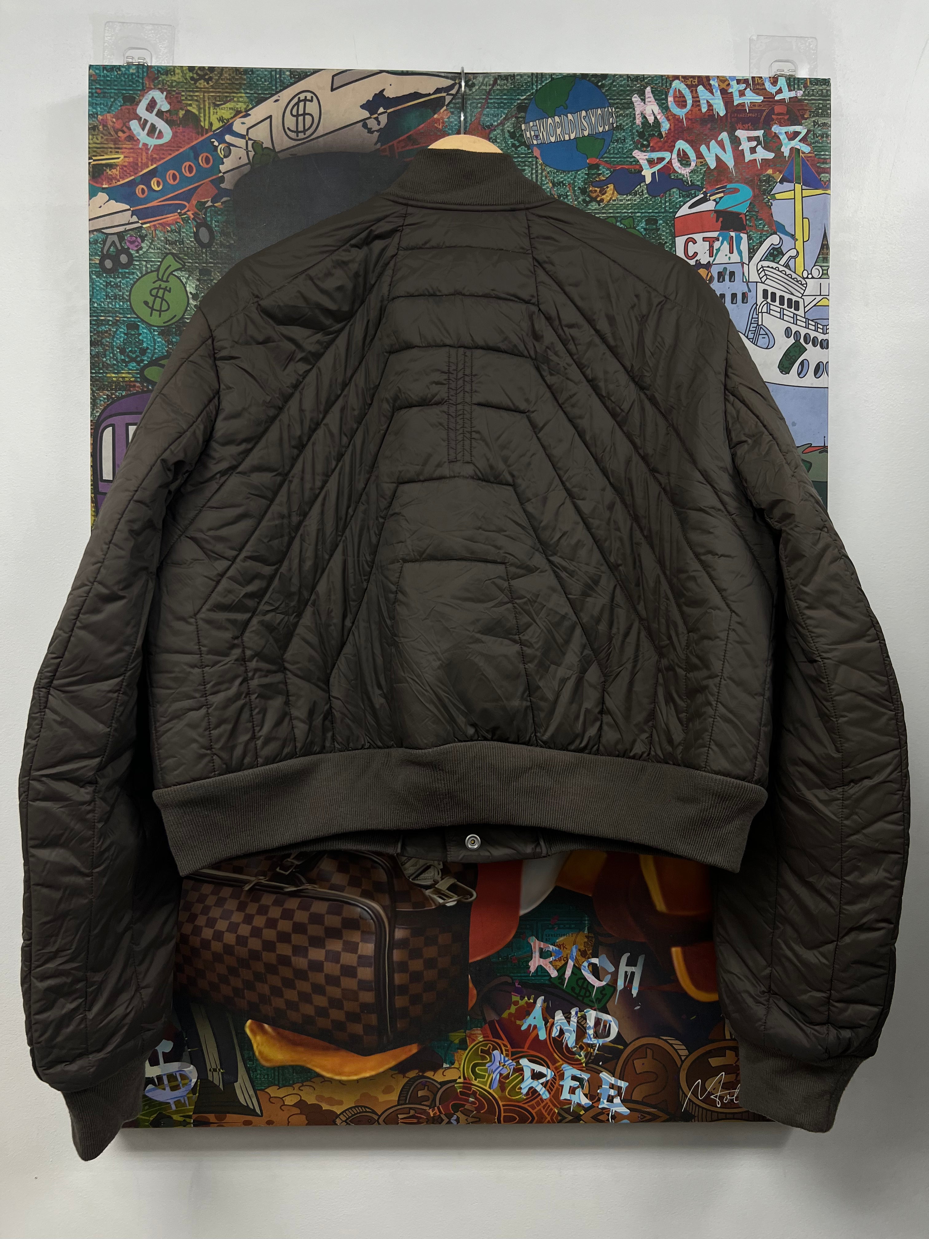 Rick Owens Dark Dust Thin Puffer Jacket