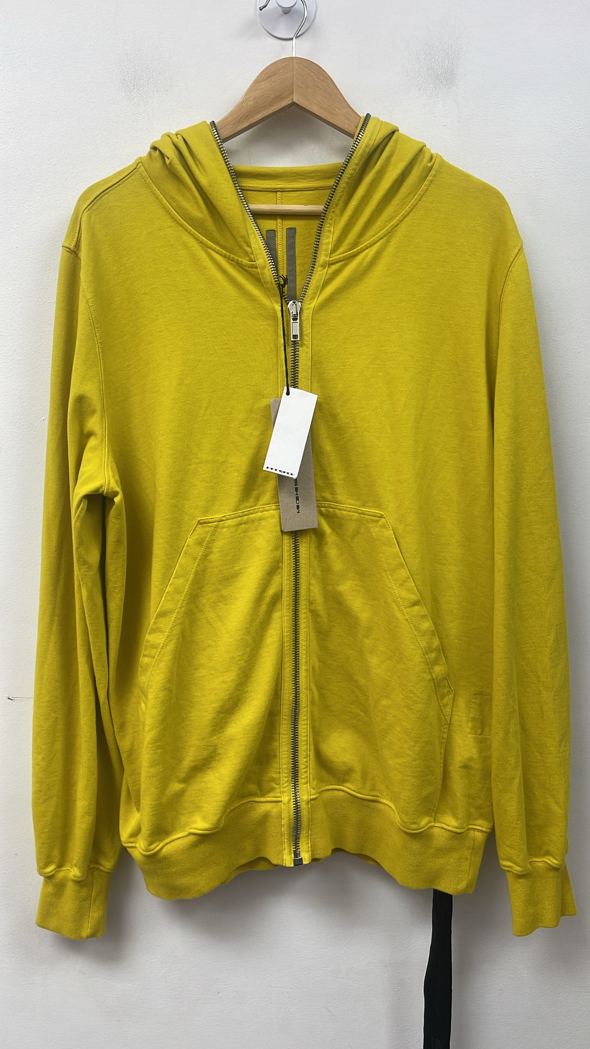 Rick Owens Lemon Jumbo Gimp Zip Up Zip Up