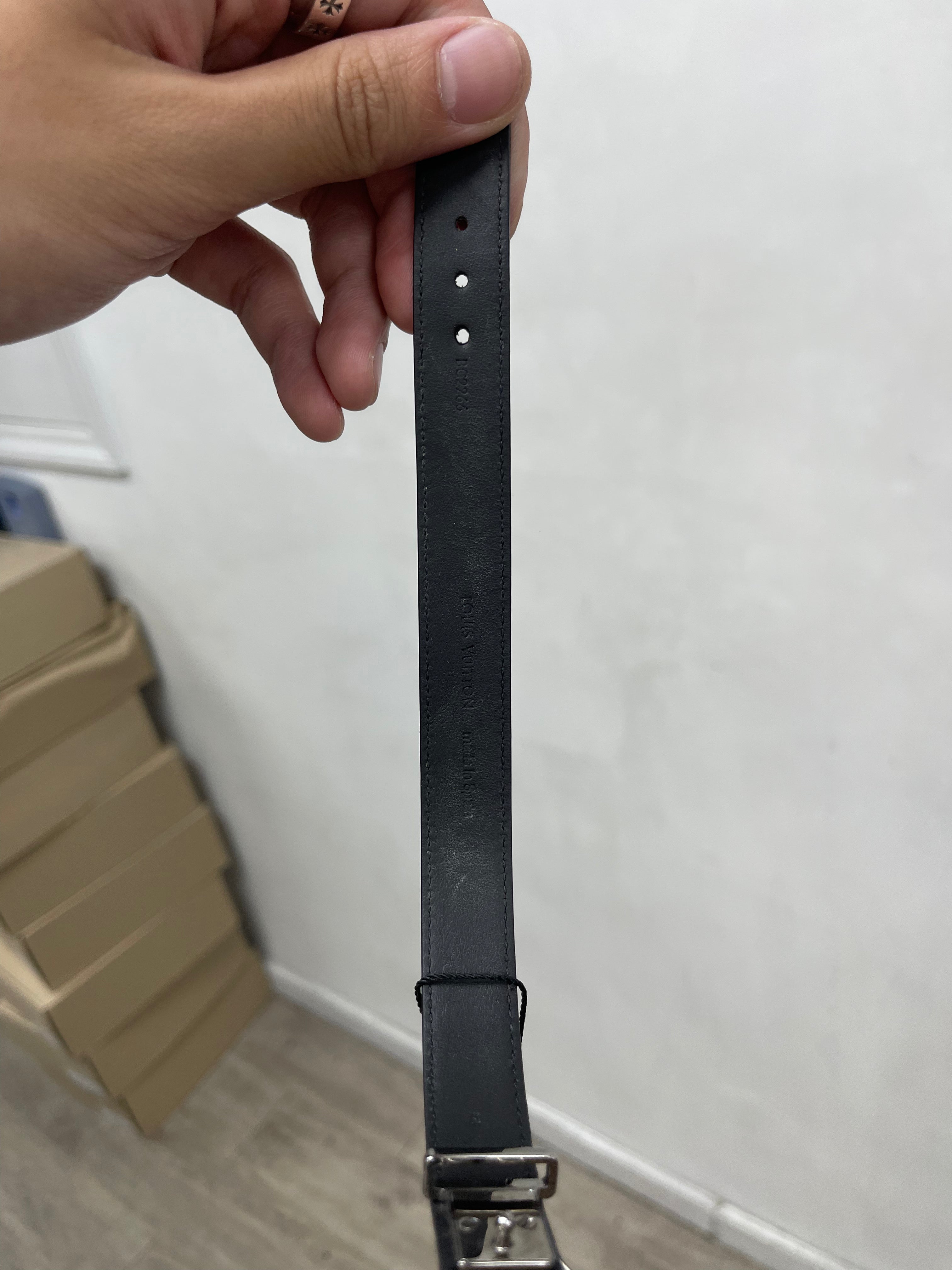 Louis Vuitton Black Monogram Snap Bracelet