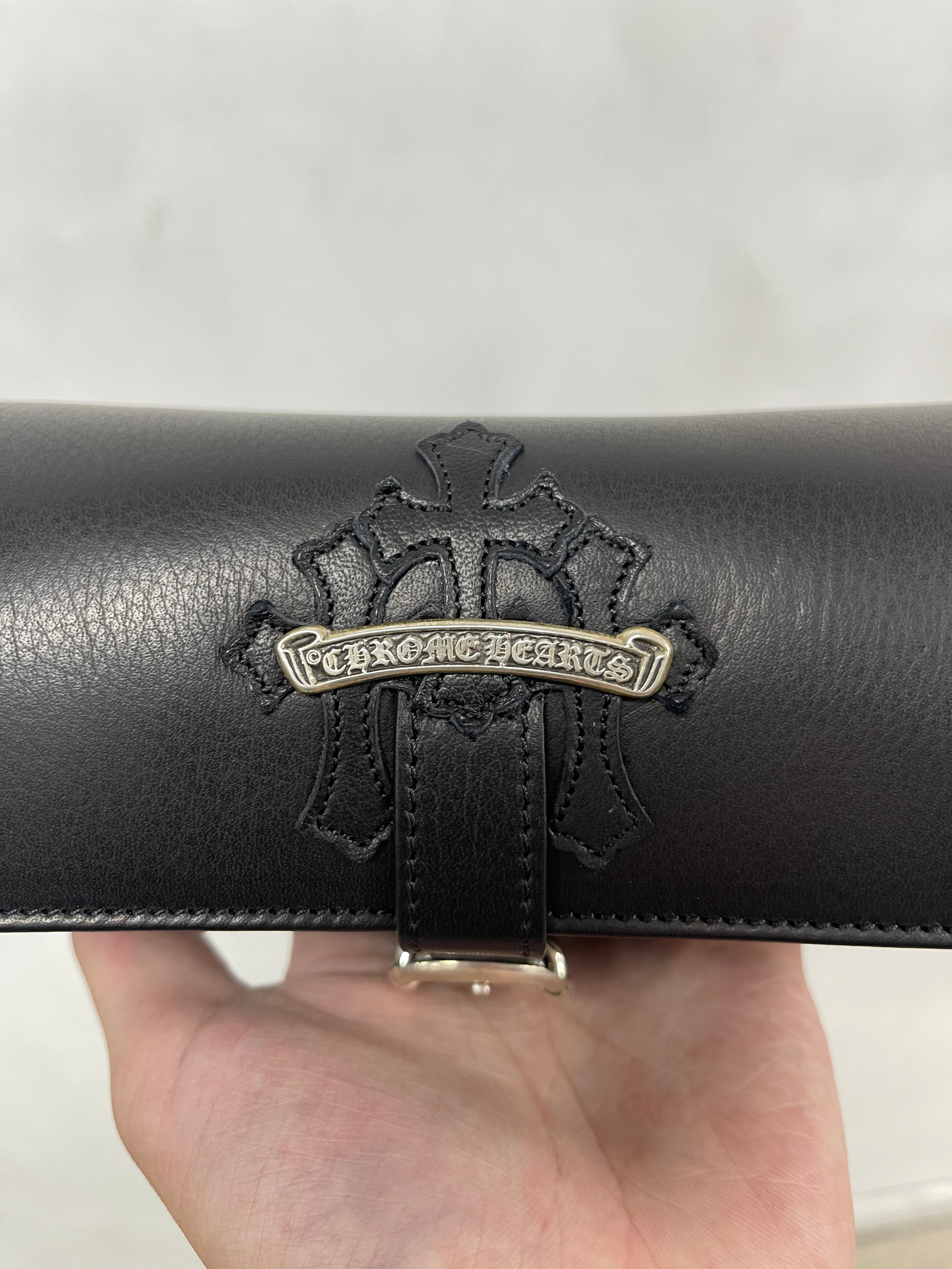 Chrome Hearts Black Cemetery Watch Roll Accessories