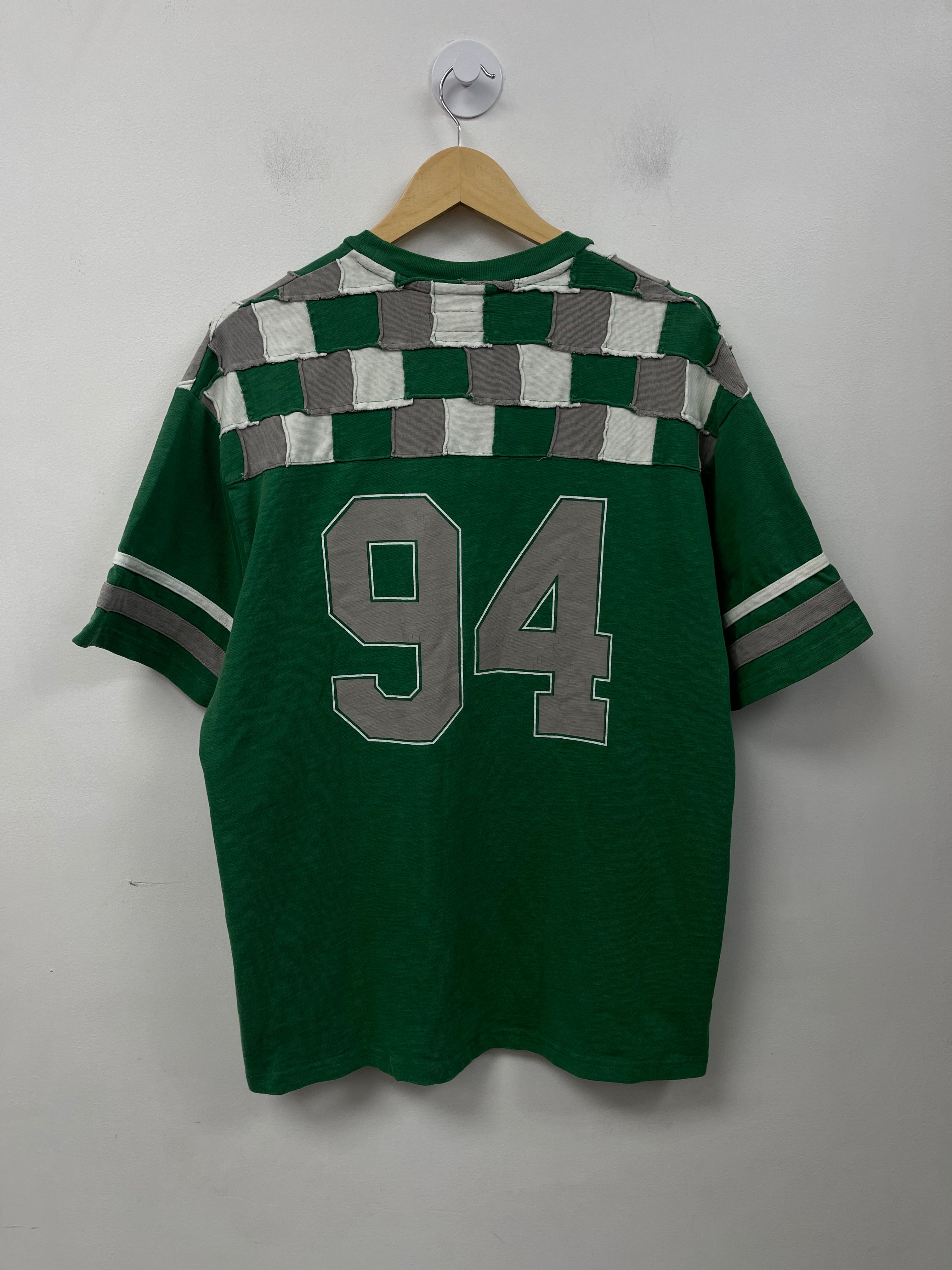 Supreme Green White Cotton SS Jersey Tee