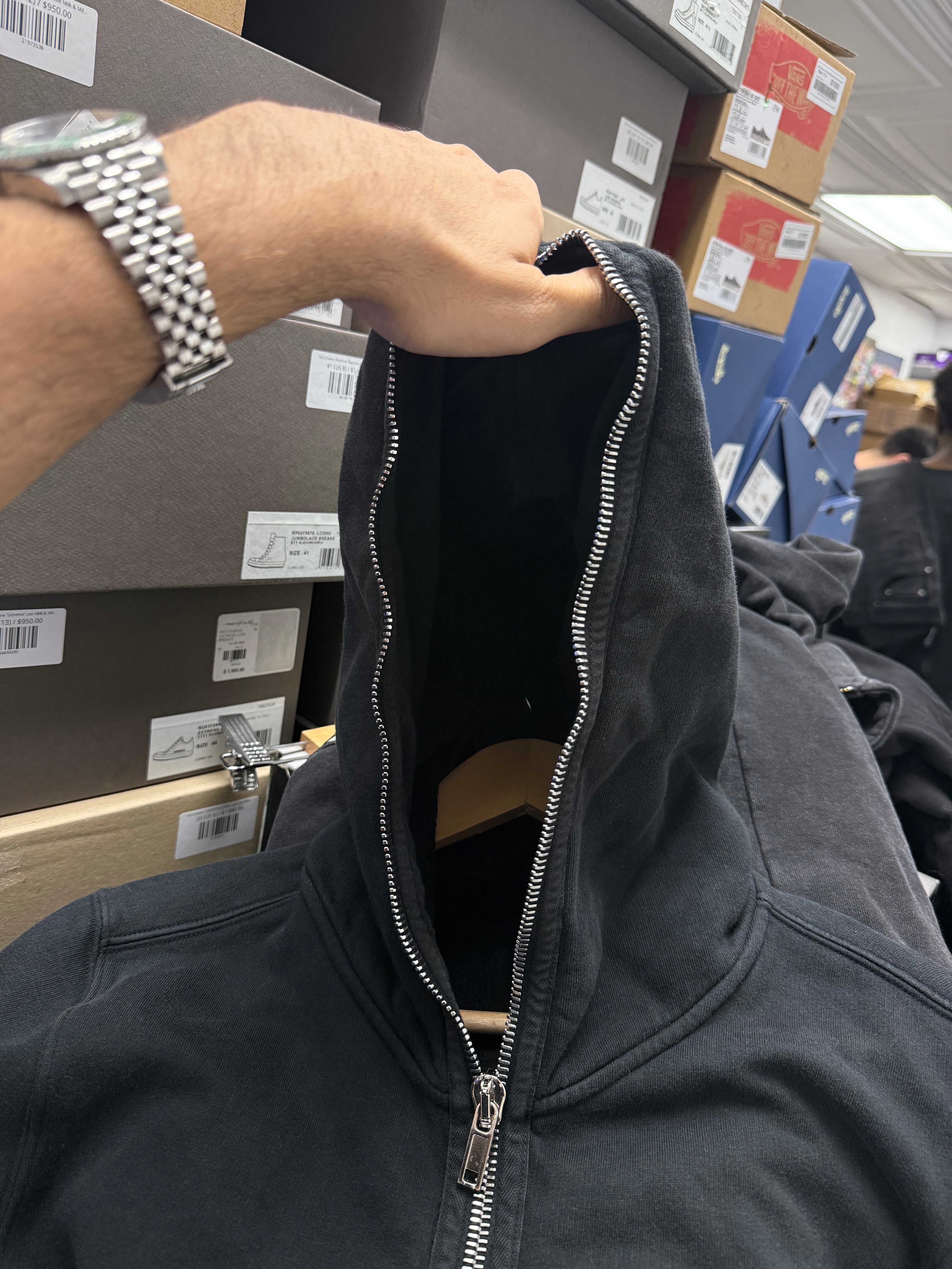 Rick Owens Black Mountain Zip