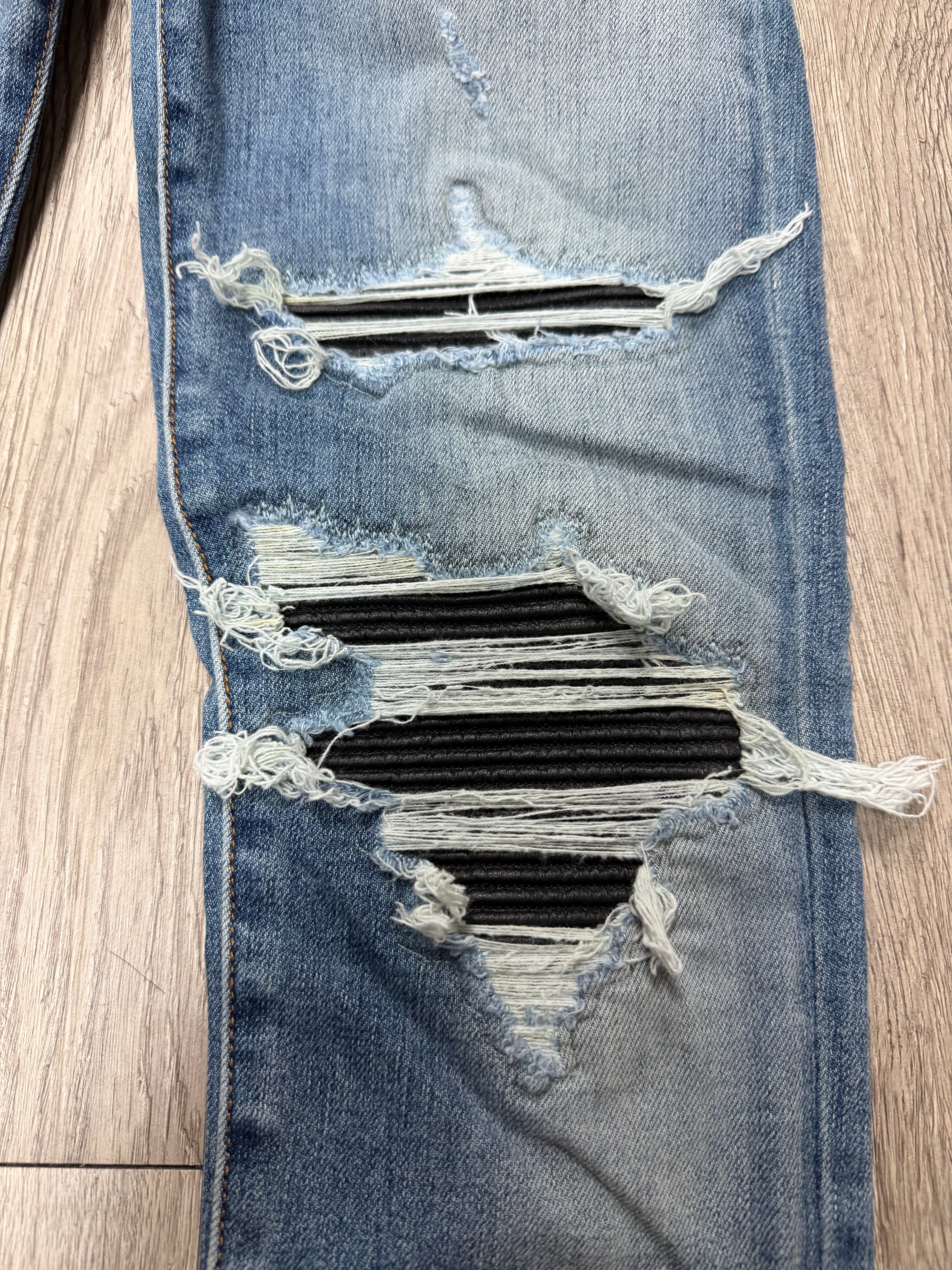 Amiri Female Navy Black MX1 Jeans