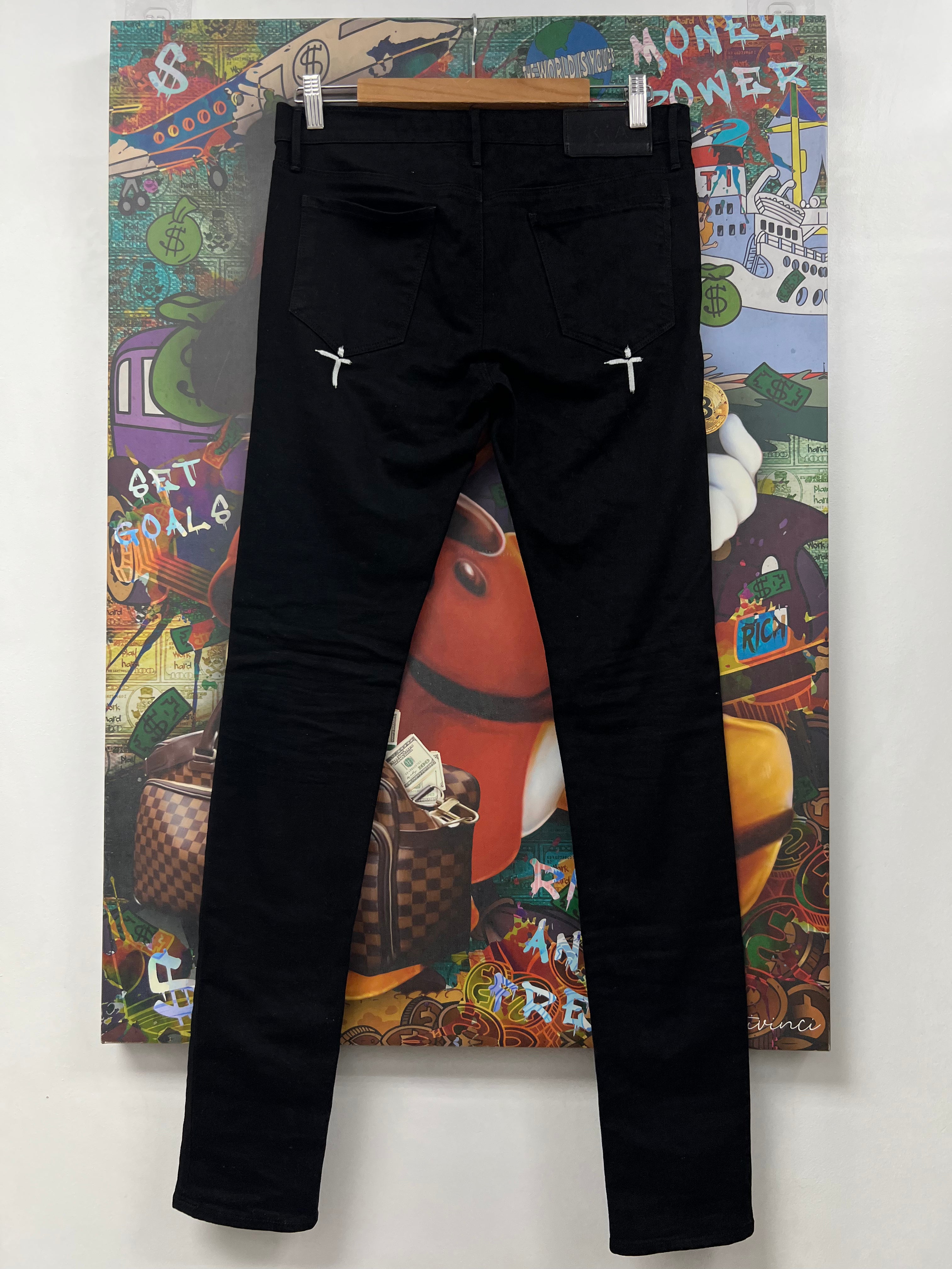 RTA Black RIP Ripped Jeans