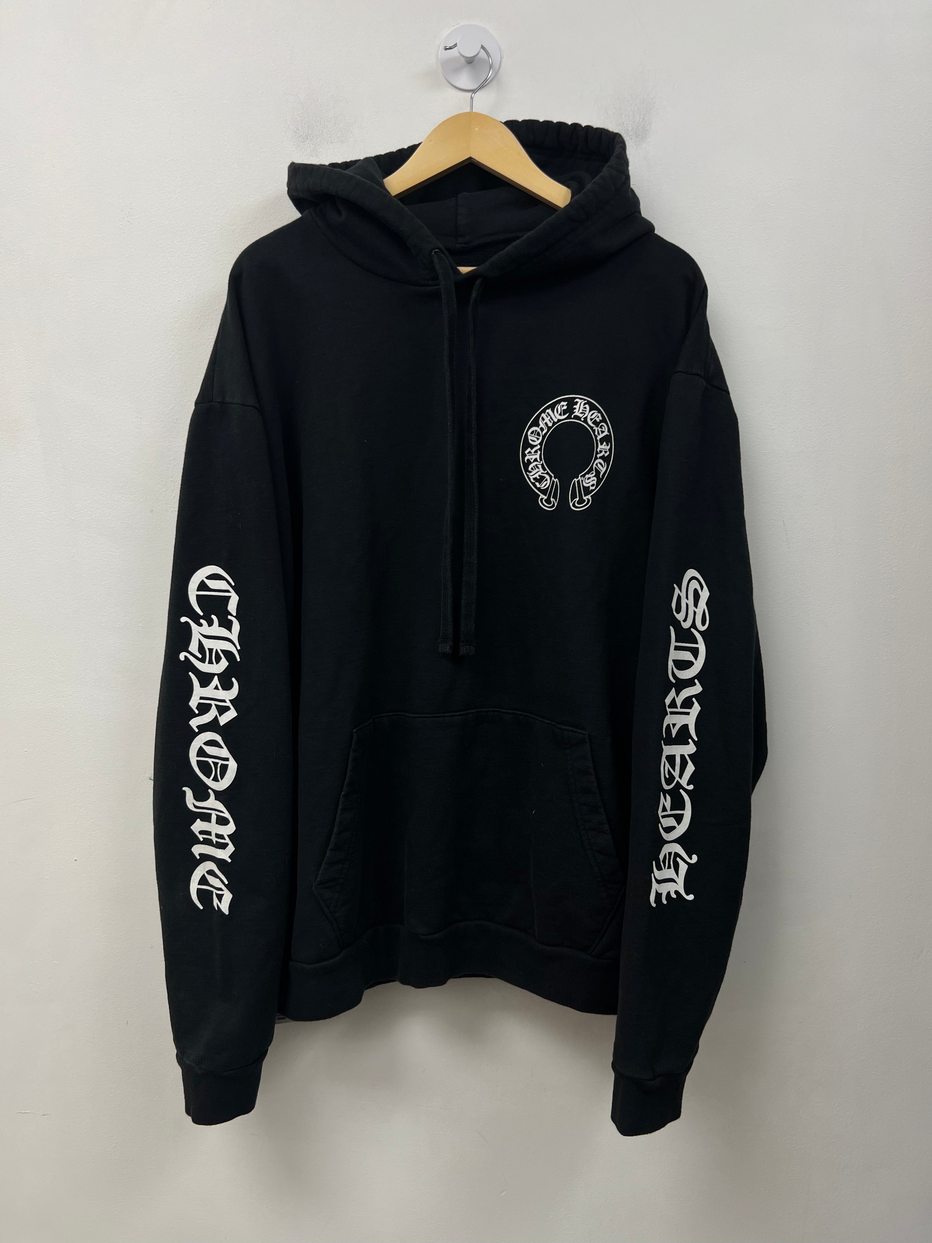 Chrome Hearts Matty Boy Black Horseshoe Hoodie