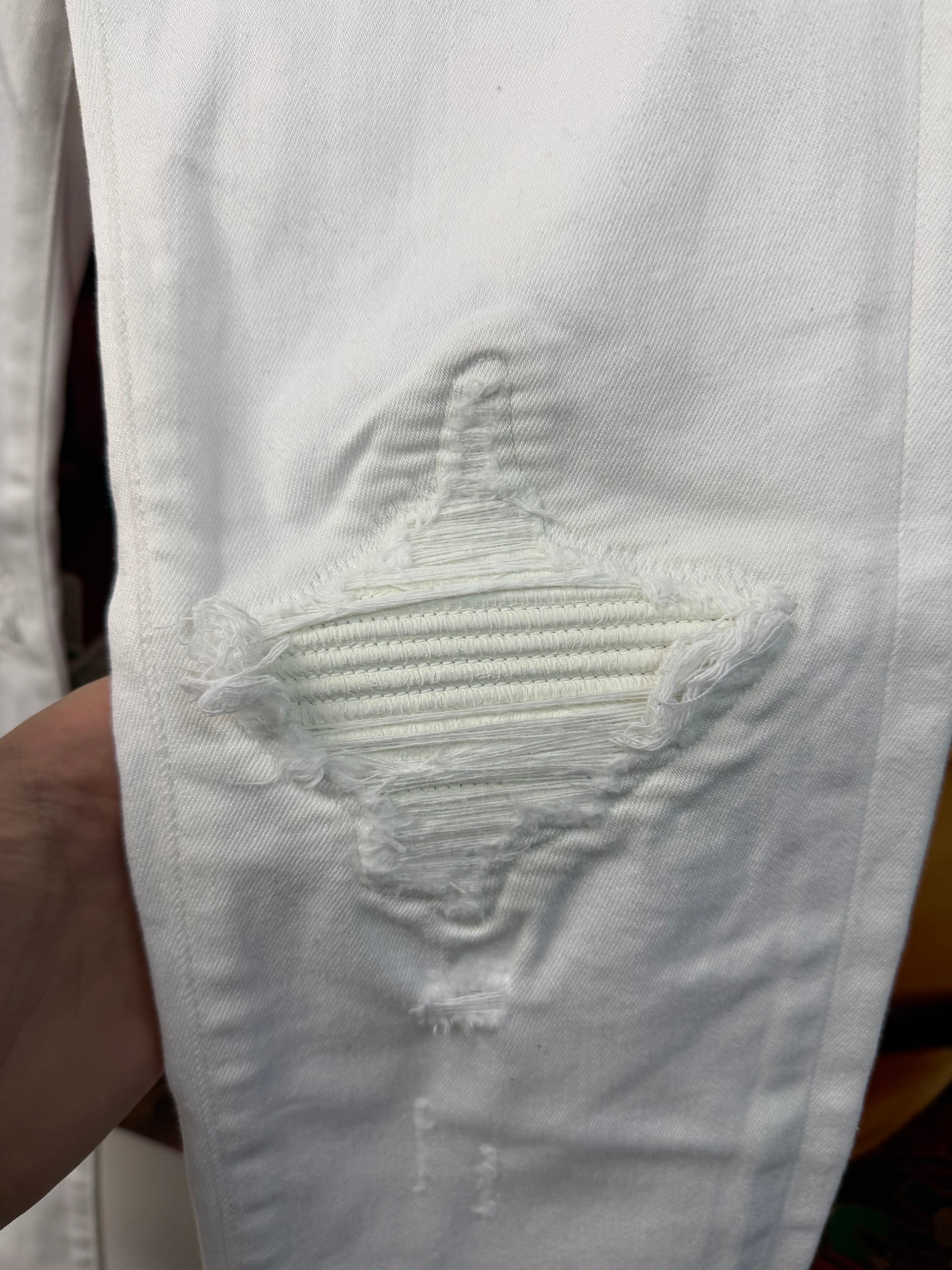 Amiri MX1 White White Jeans