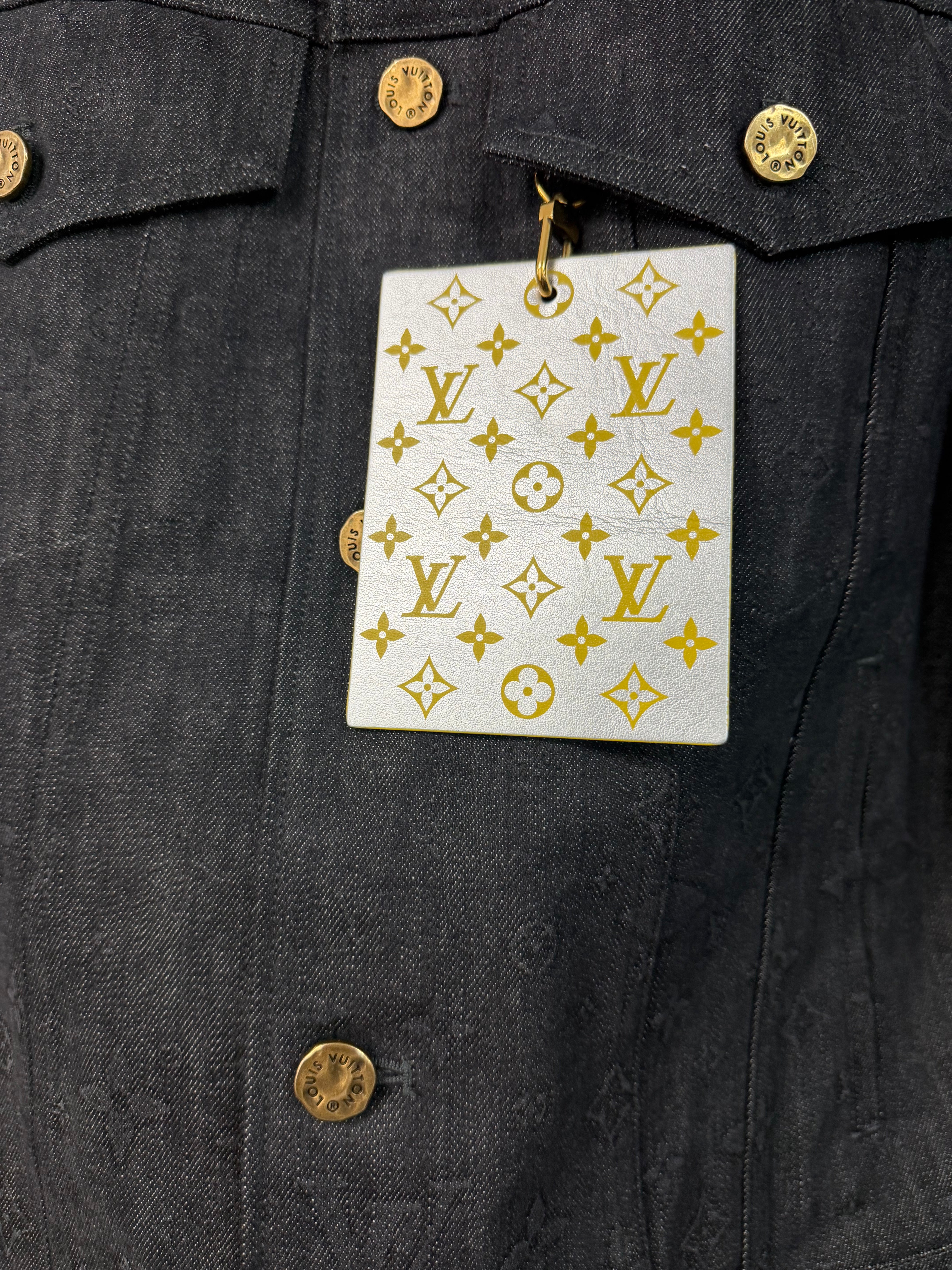 Louis Vuitton Faded Monogram (52) Denim Jacket