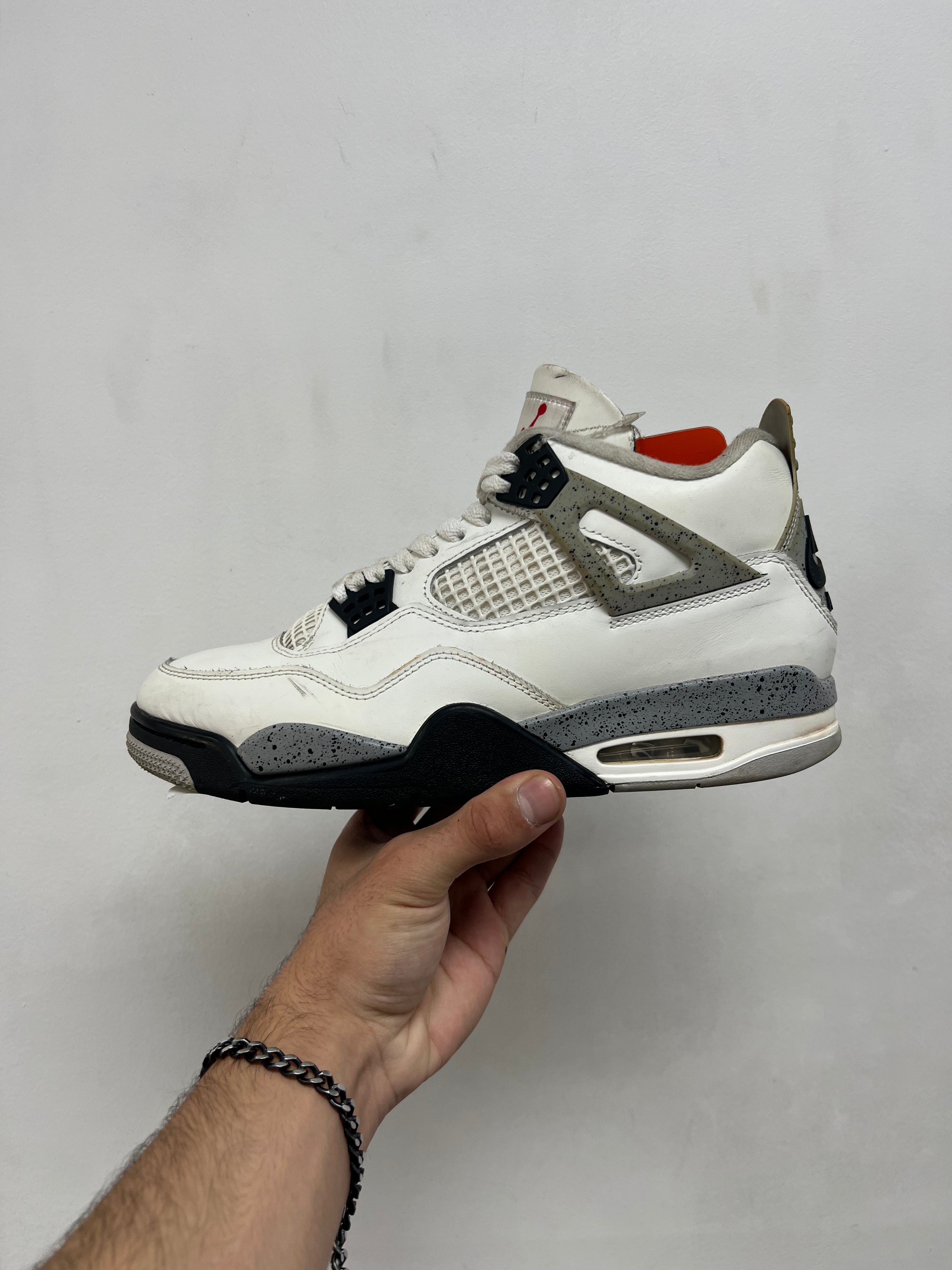 Jordan 4 White Cement Sneakers
