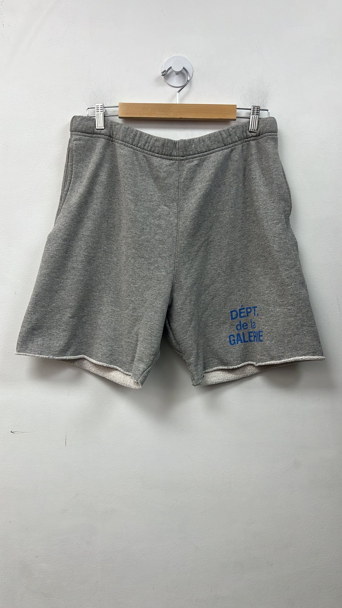 Gallery Dept Grey Blue French Logo Shorts