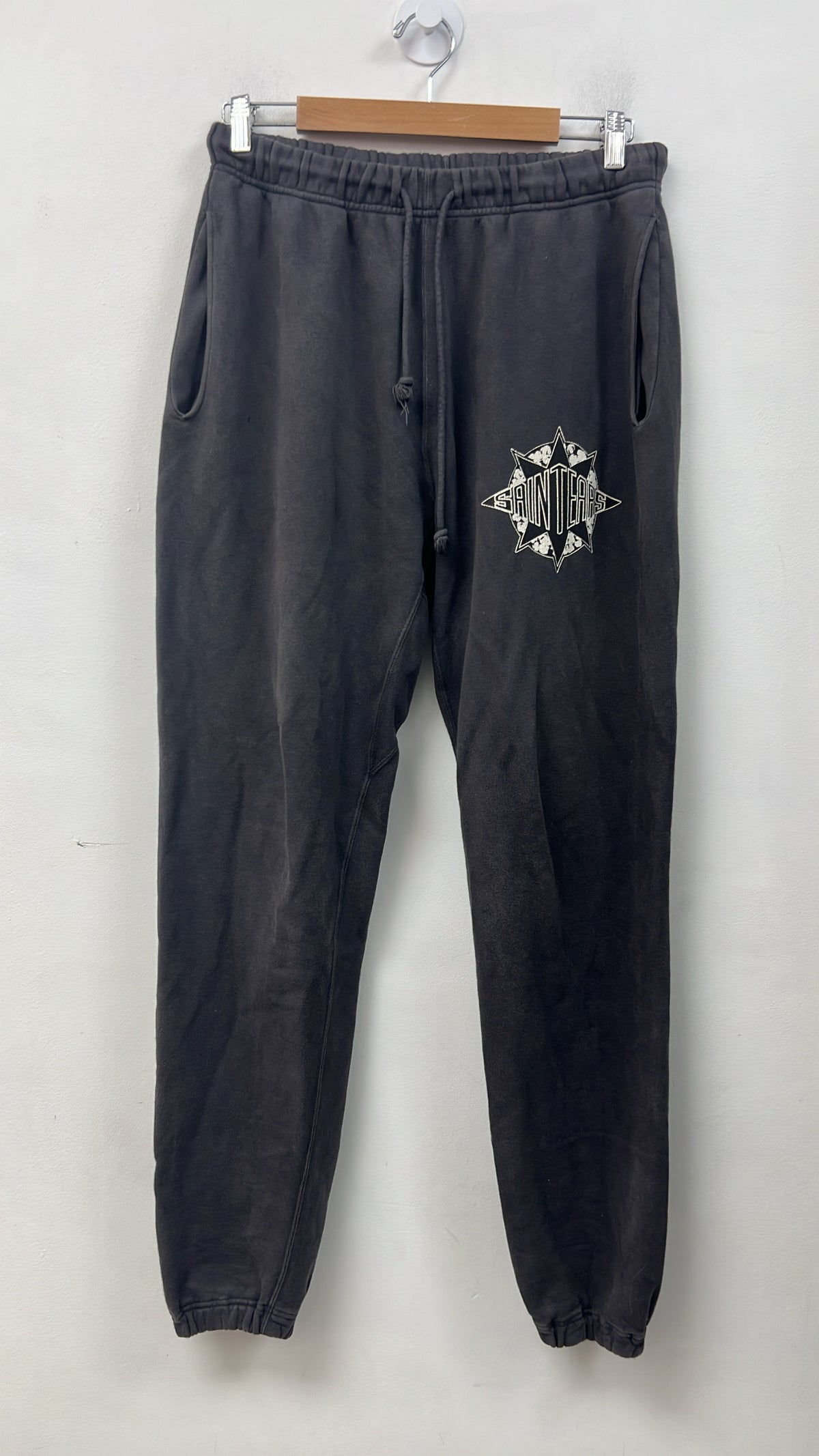 Saint Michael x Denim Tears Black Wash Star Sweats